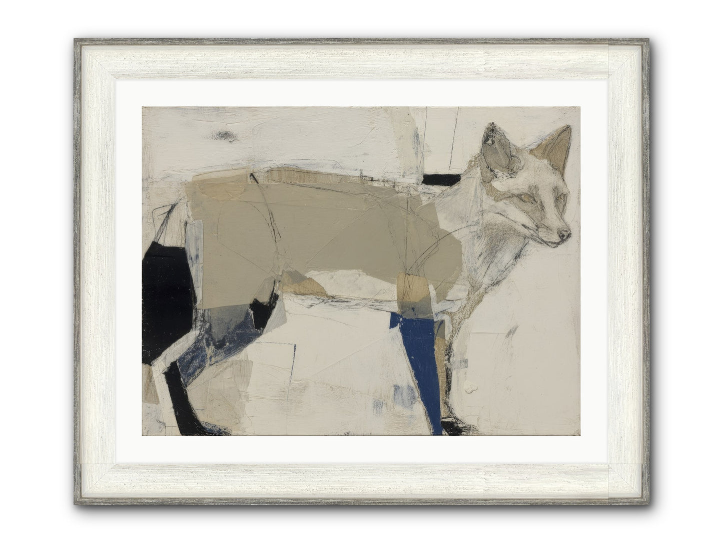 Divine Mischief Framed Print - Driftwood White 32x24