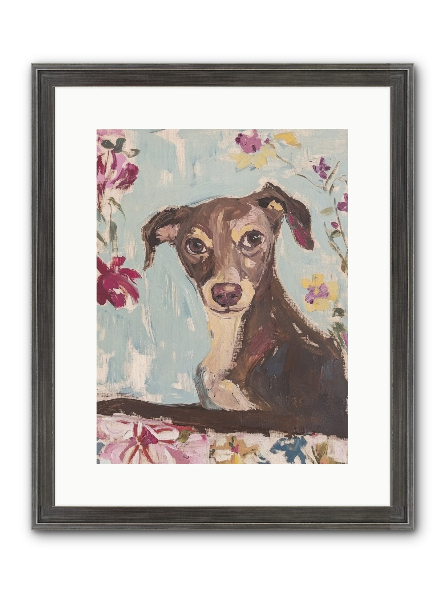 Dolly Framed Print - Slimwoods Black/Silver 12x16