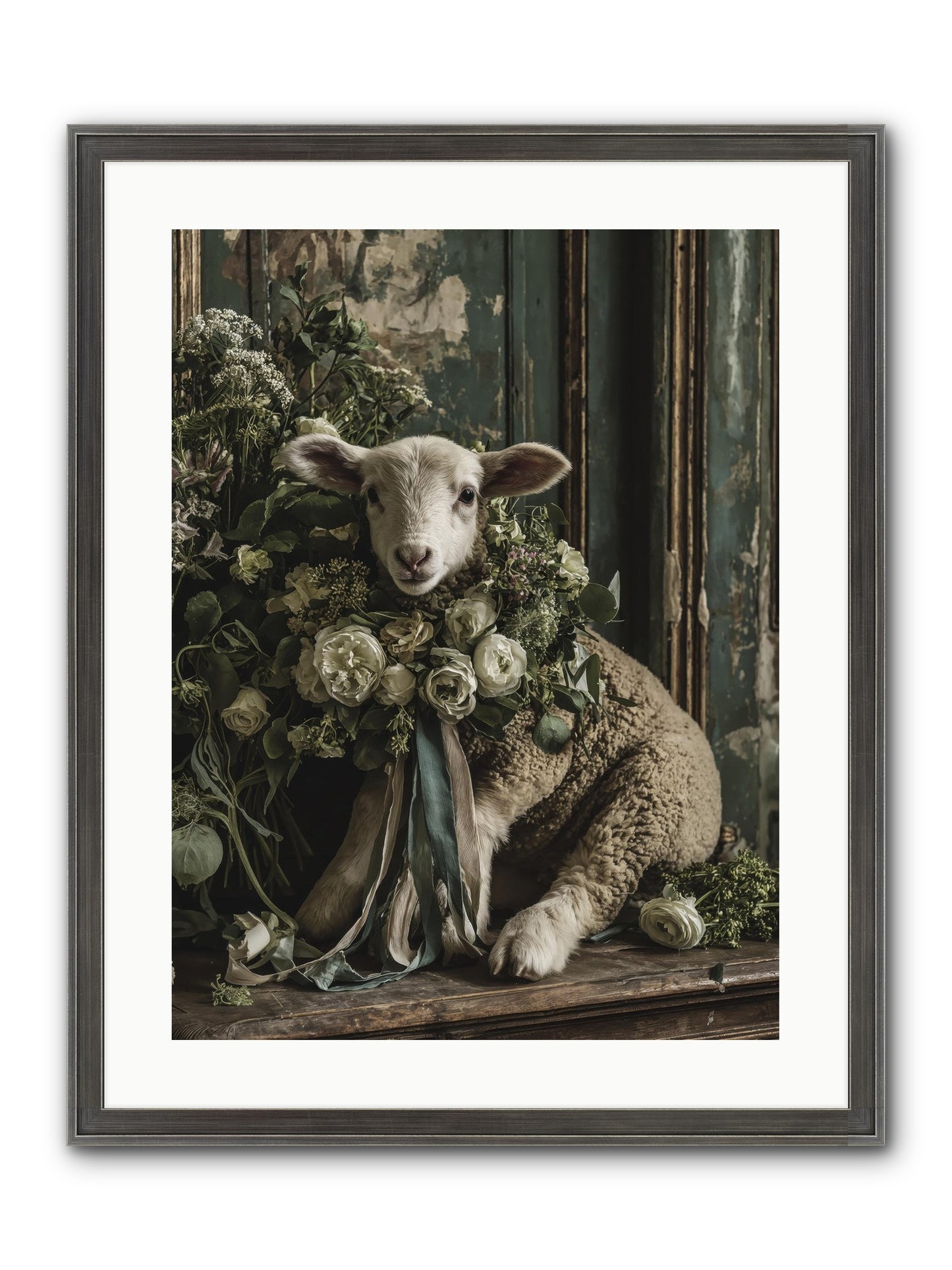 Dorette Framed Print - Slimwoods Black/Silver 18x24