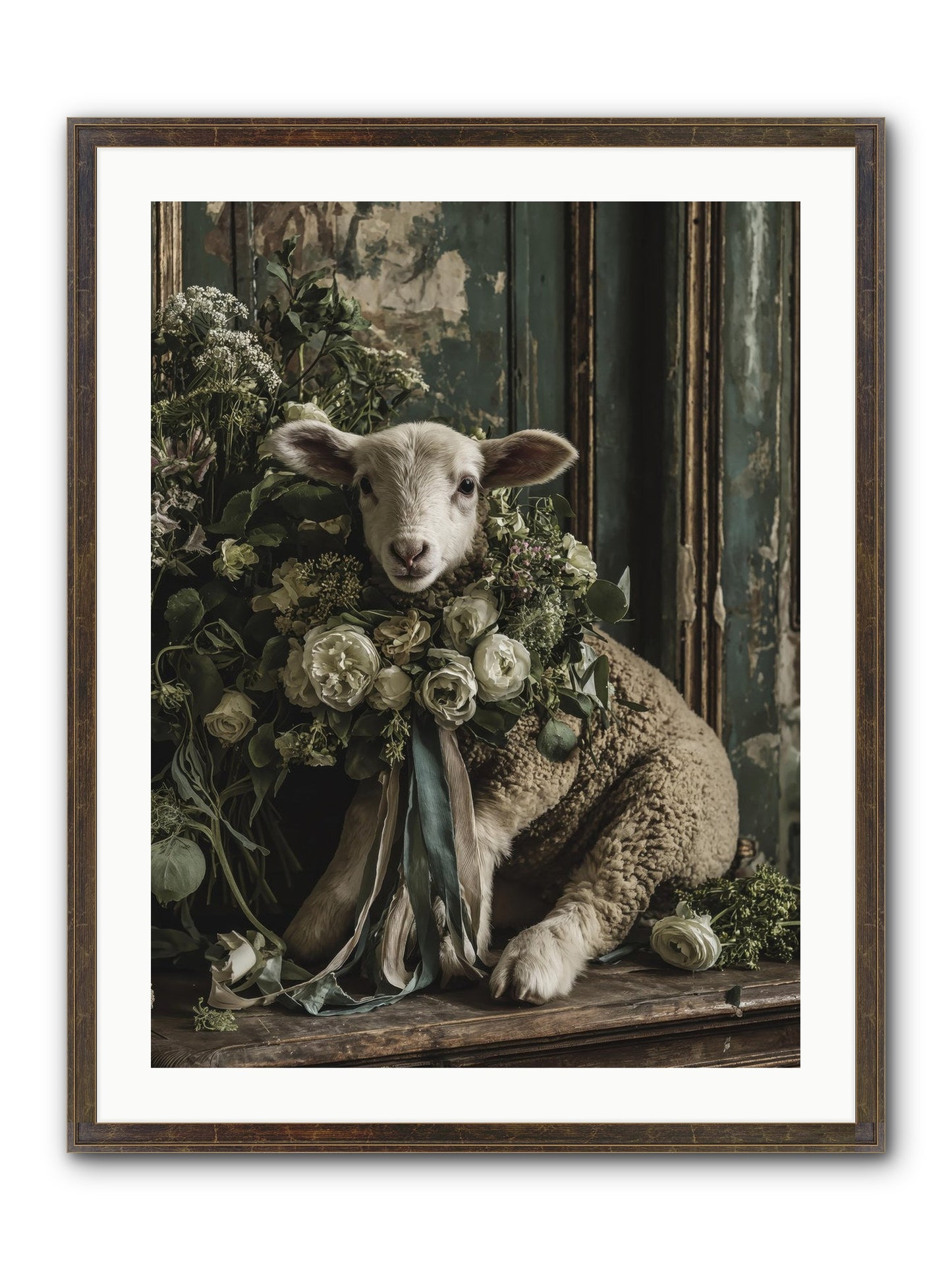 Dorette Framed Print - Slimwoods Black/Gold 24x32