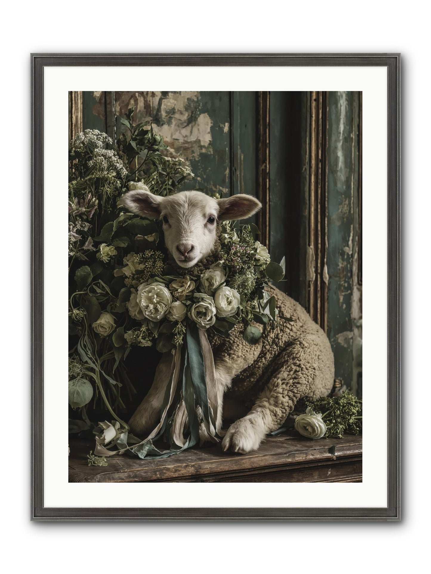 Dorette Framed Print - Slimwoods Black/Silver 24x32
