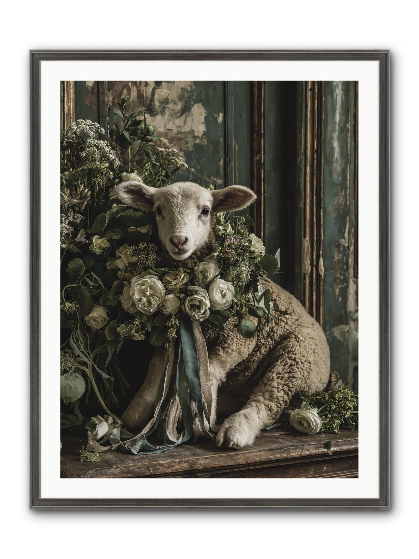 Dorette Framed Print - Slimwoods Black/Silver 30x40