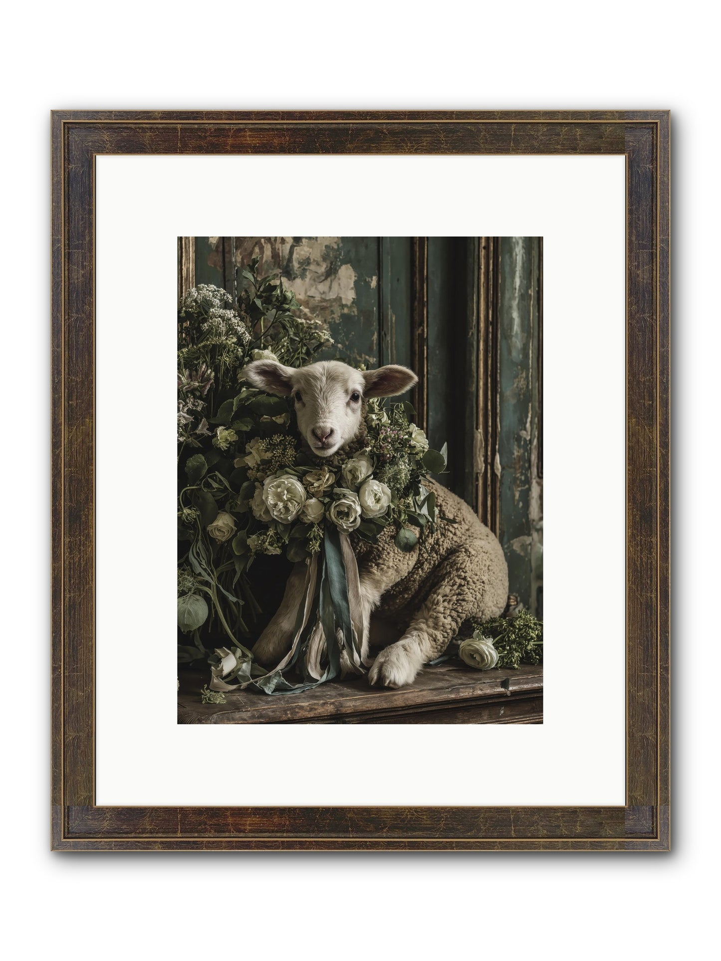 Dorette Framed Print - Slimwoods Black/Gold 9x12