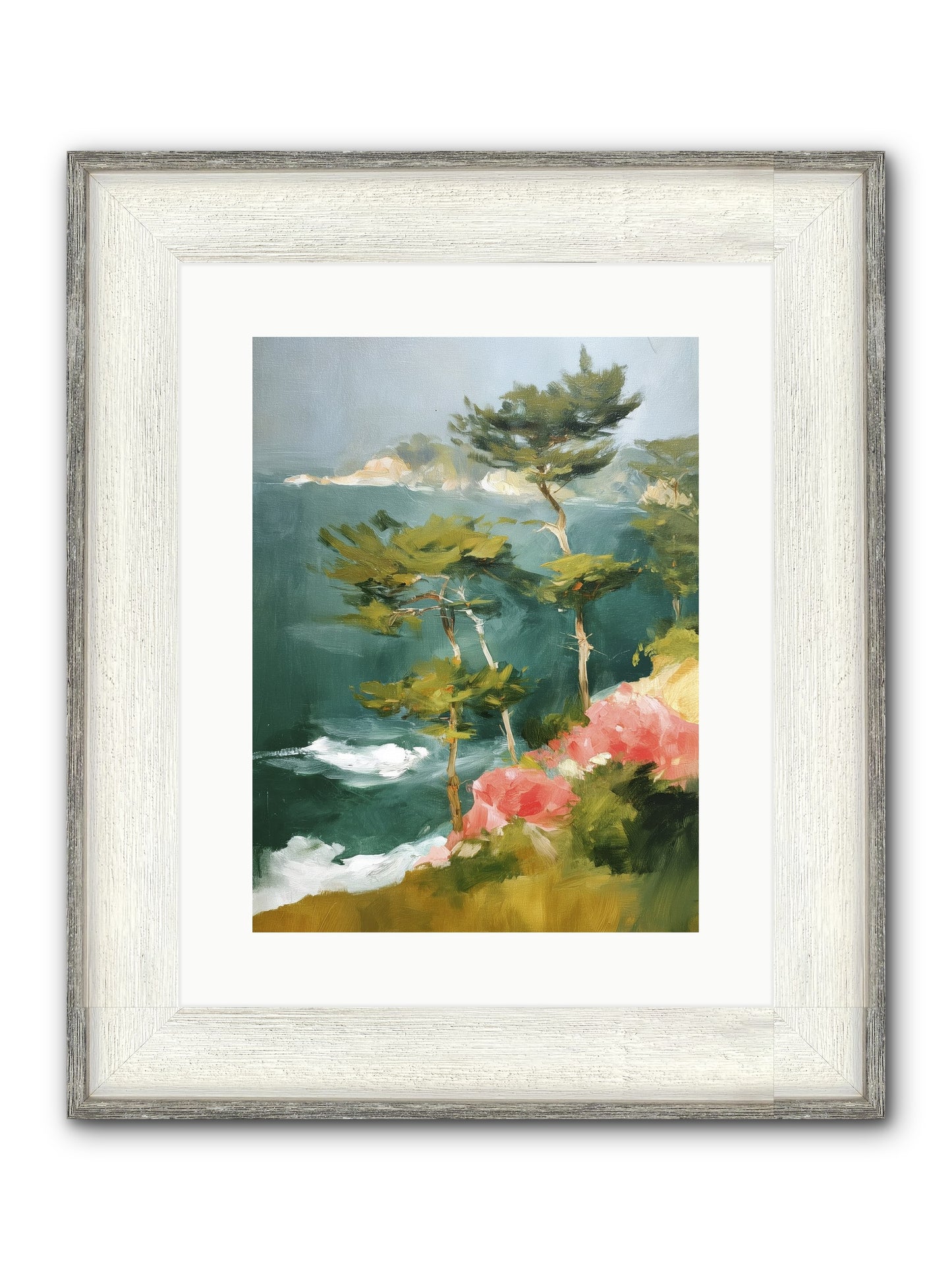 Dreaming Air Framed Print - Driftwood White 12x16