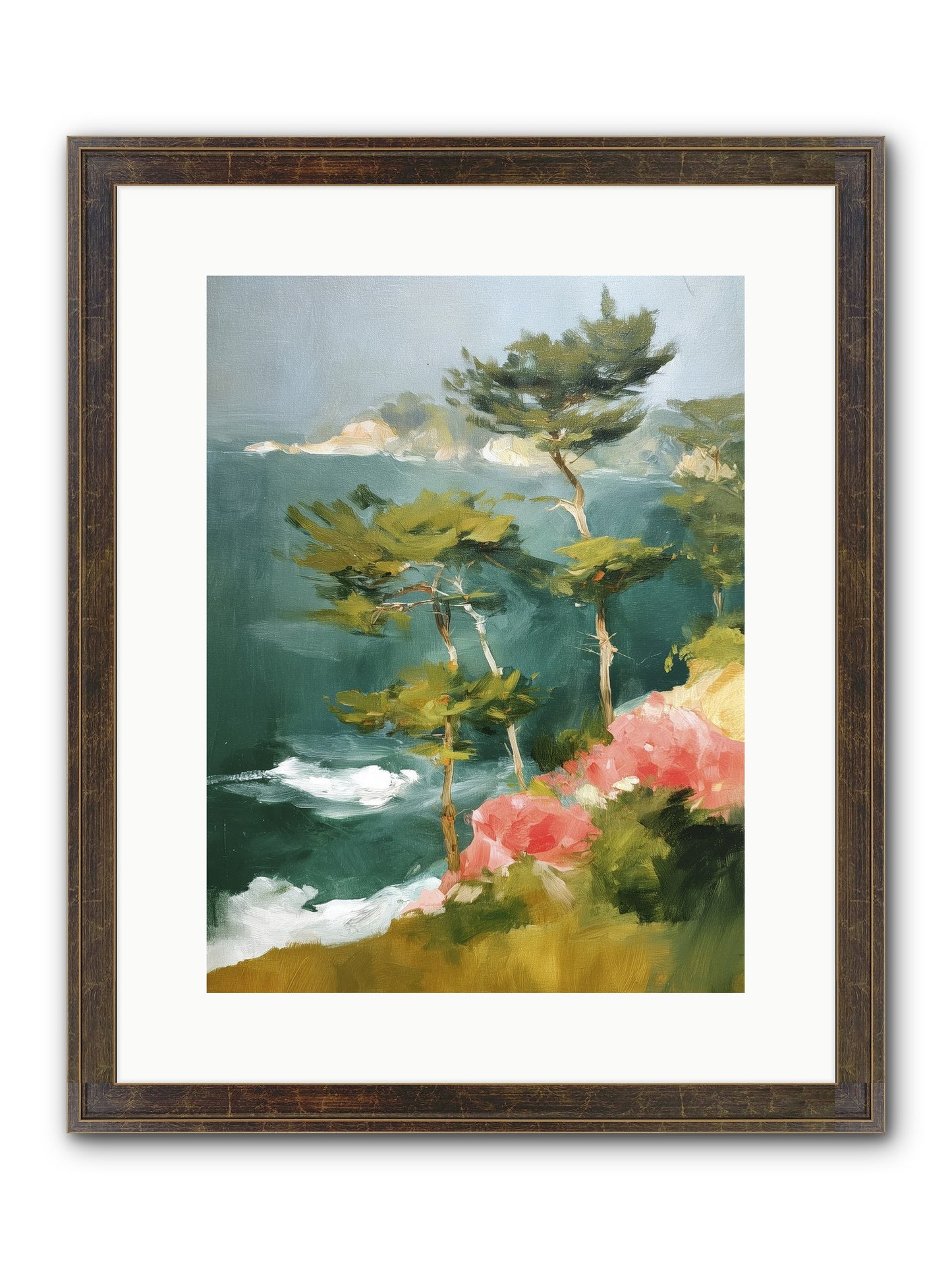 Dreaming Air Framed Print - Slimwoods Black/Gold 12x16
