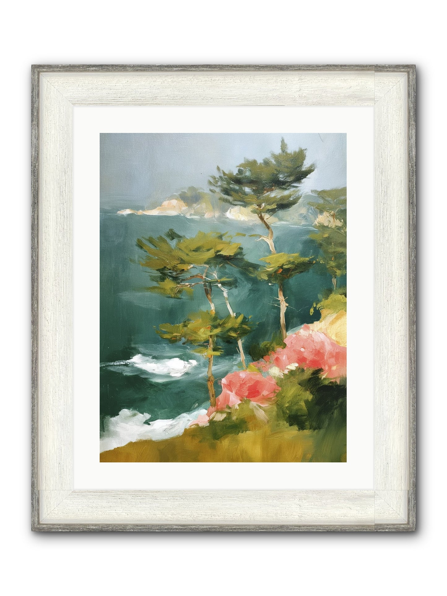 Dreaming Air Framed Print - Driftwood White 18x24
