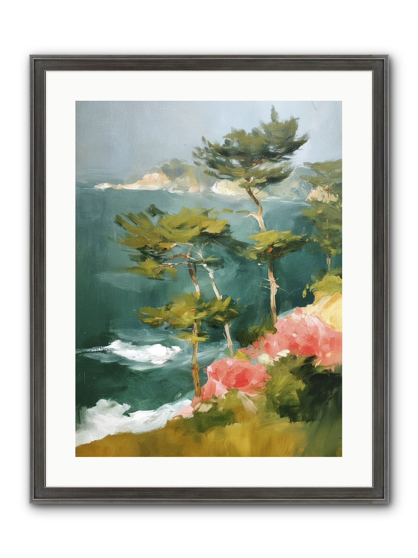 Dreaming Air Framed Print - Slimwoods Black/Silver 18x24