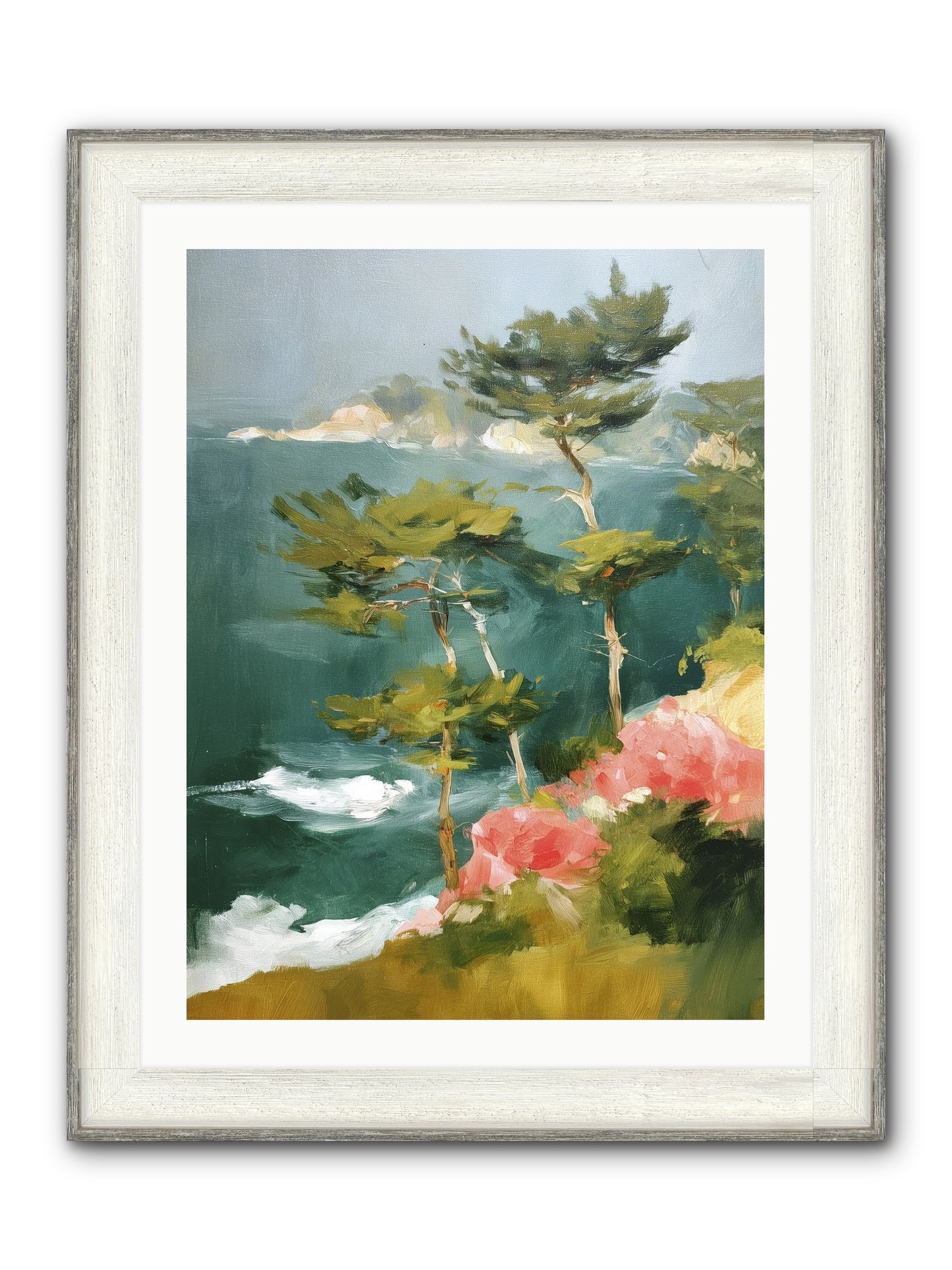 Dreaming Air Framed Print - Driftwood White 24x32
