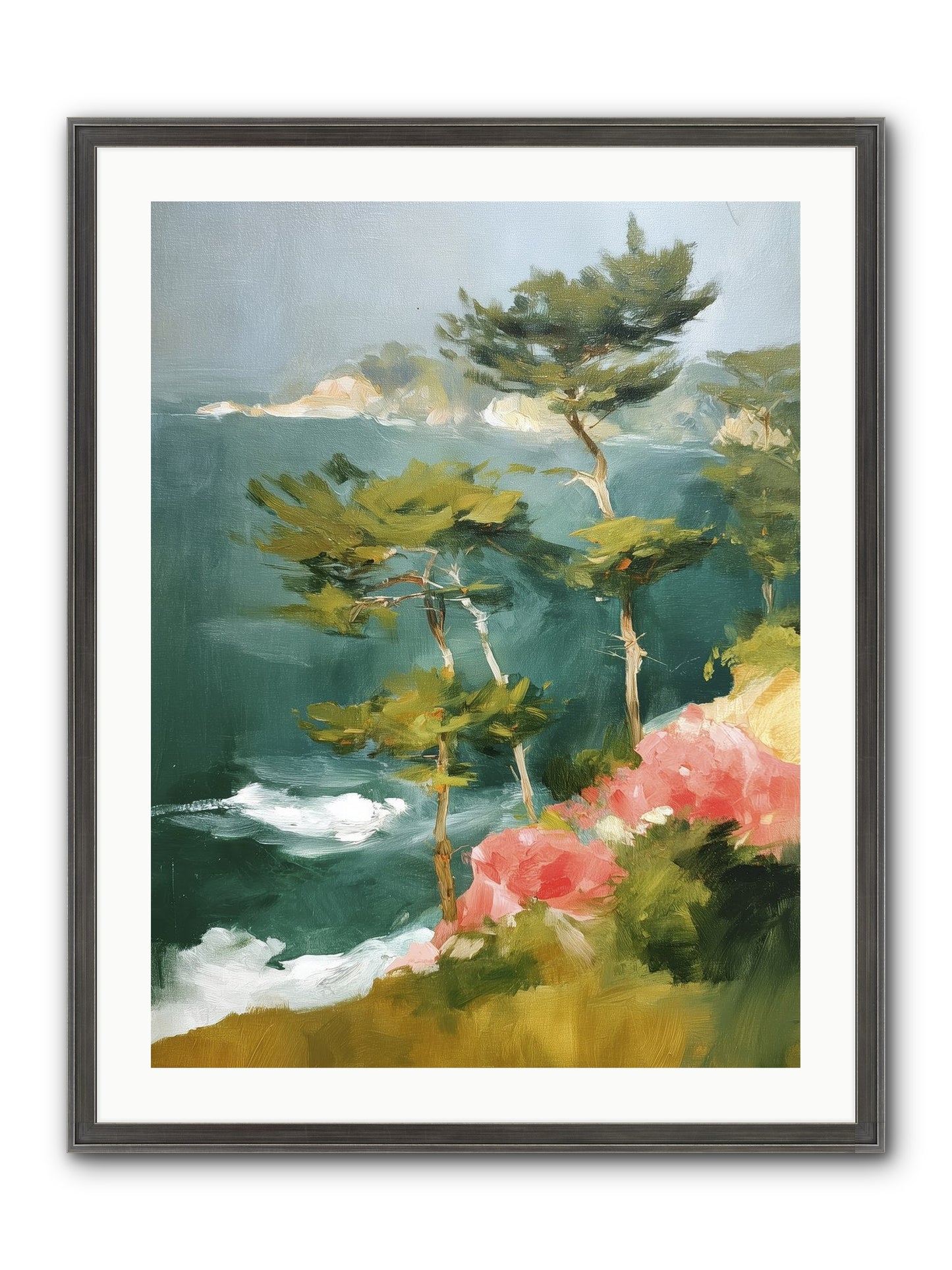 Dreaming Air Framed Print - Slimwoods Black/Silver 24x32
