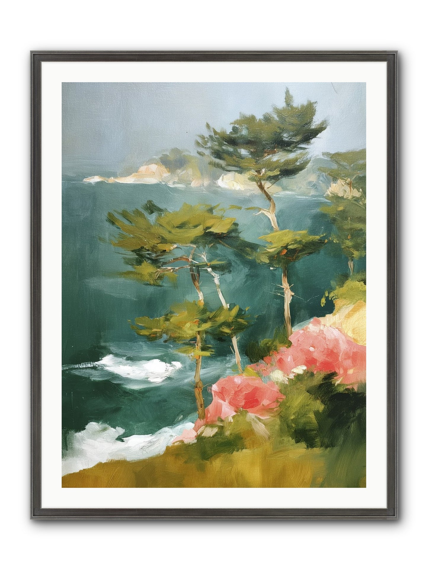 Dreaming Air Framed Print - Slimwoods Black/Silver 30x40