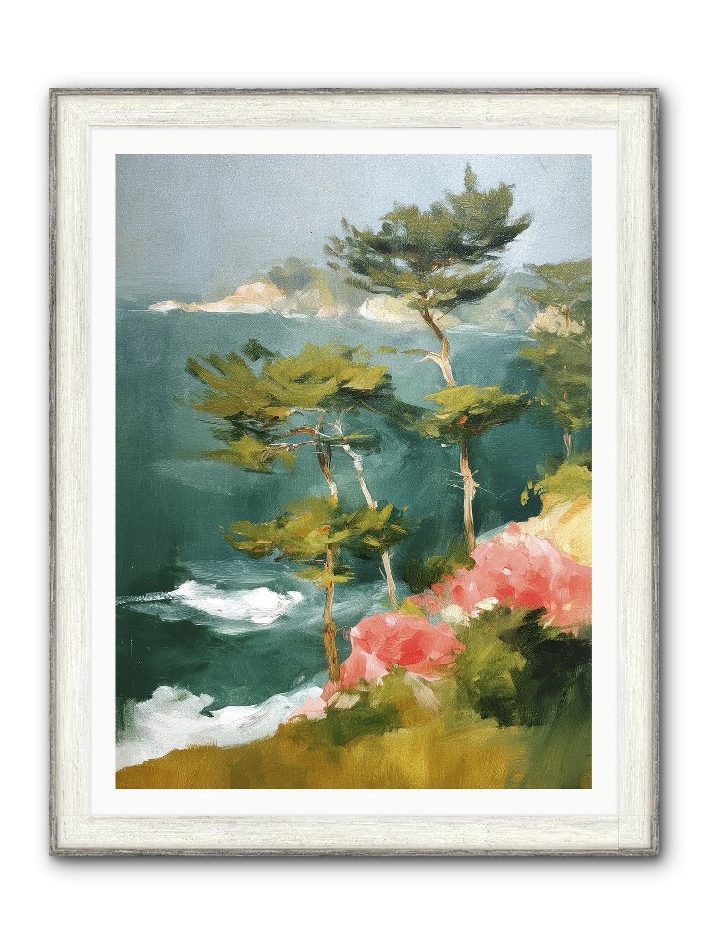 Dreaming Air Framed Print - Driftwood White 36x48