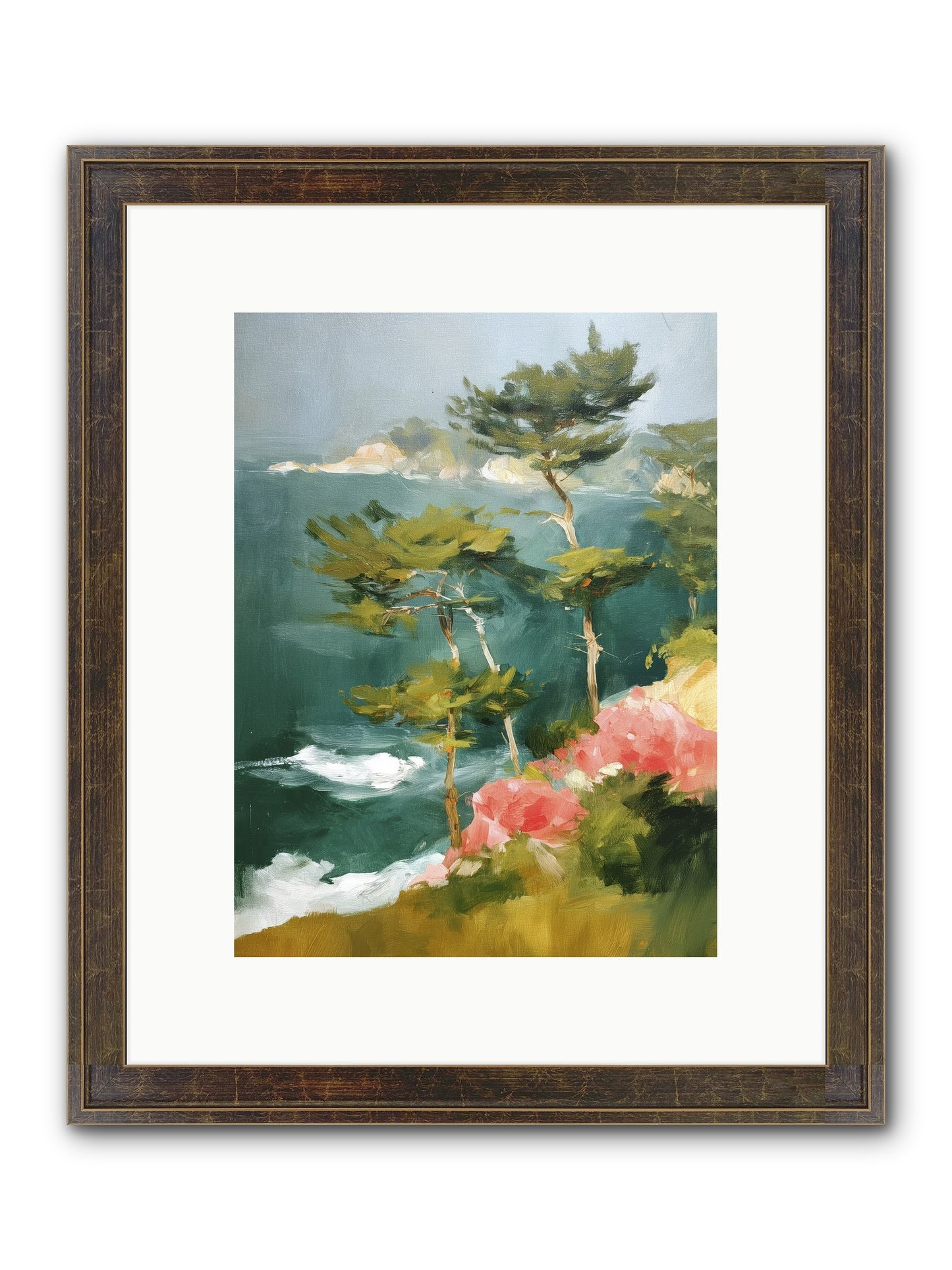 Dreaming Air Framed Print - Slimwoods Black/Gold 9x12