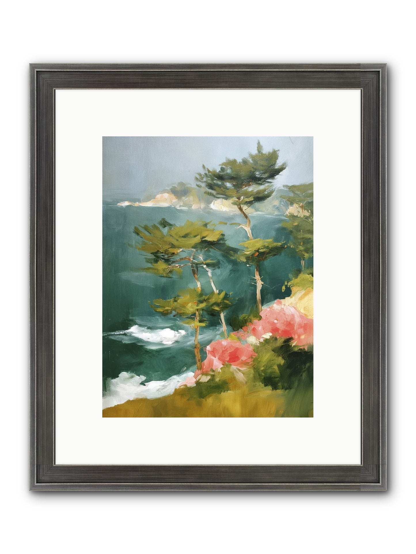 Dreaming Air Framed Print - Slimwoods Black/Silver 9x12