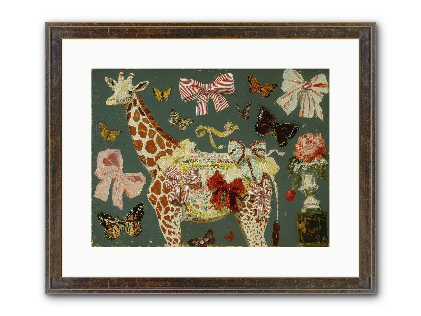 Dreamlands Framed Print - Slimwoods Black/Gold 16x12