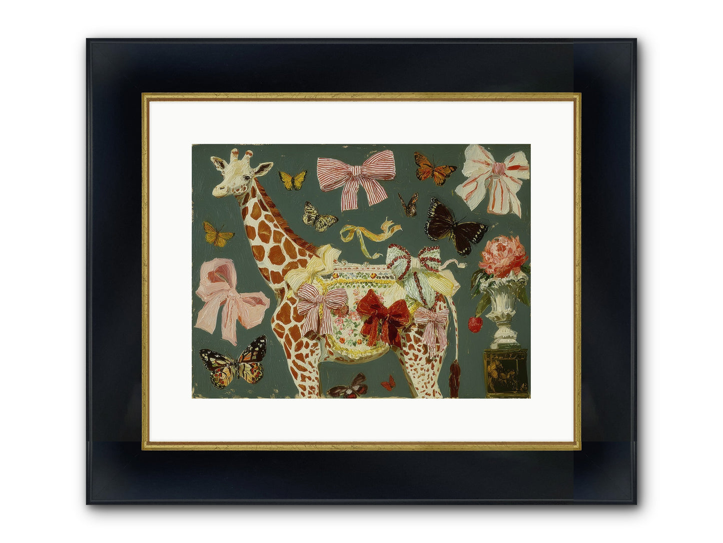 Dreamlands Framed Print - Wide Black w/Gold 16x12