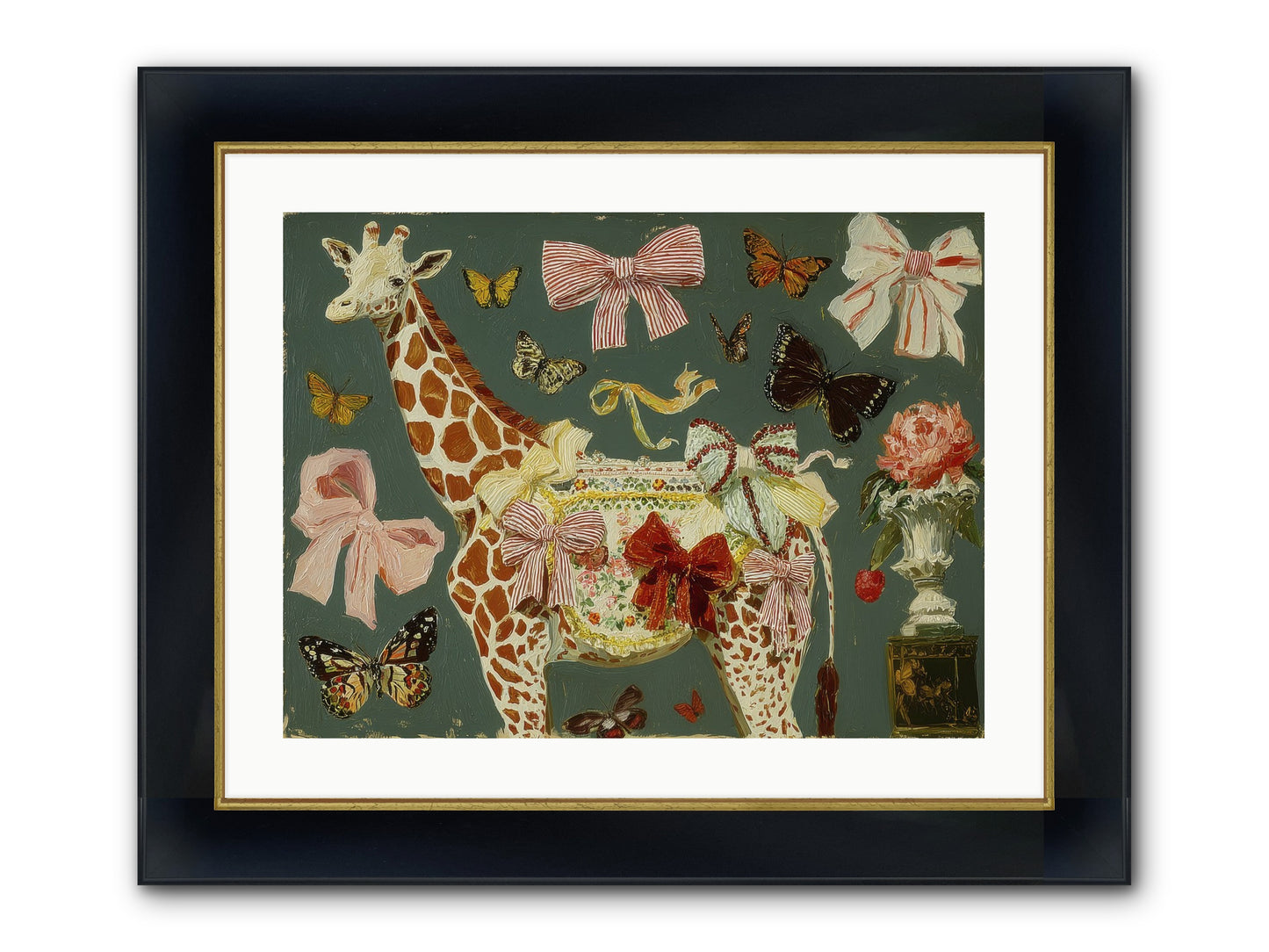 Dreamlands Framed Print - Wide Black w/Gold 24x18
