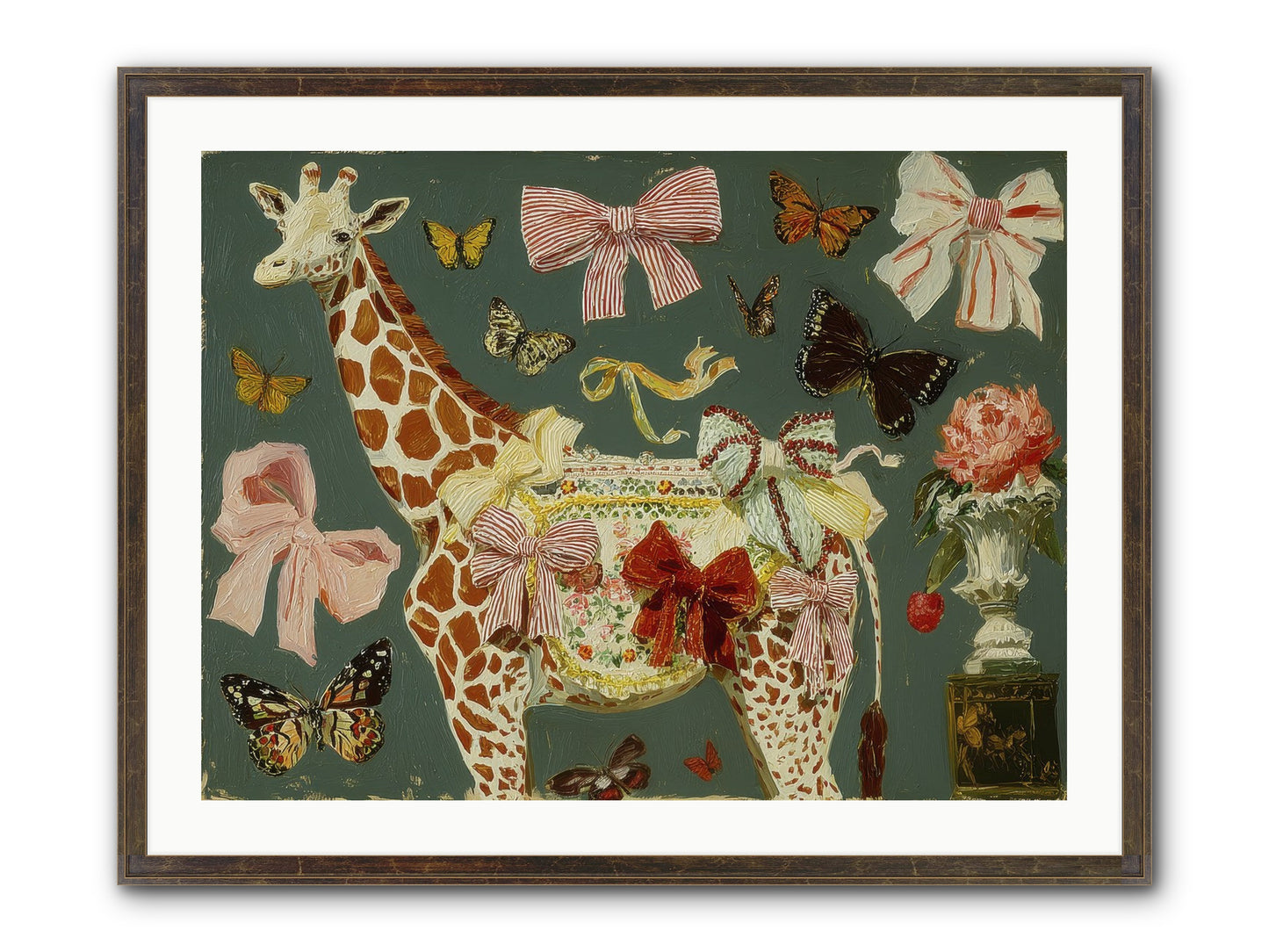 Dreamlands Framed Print - Slimwoods Black/Gold 32x24