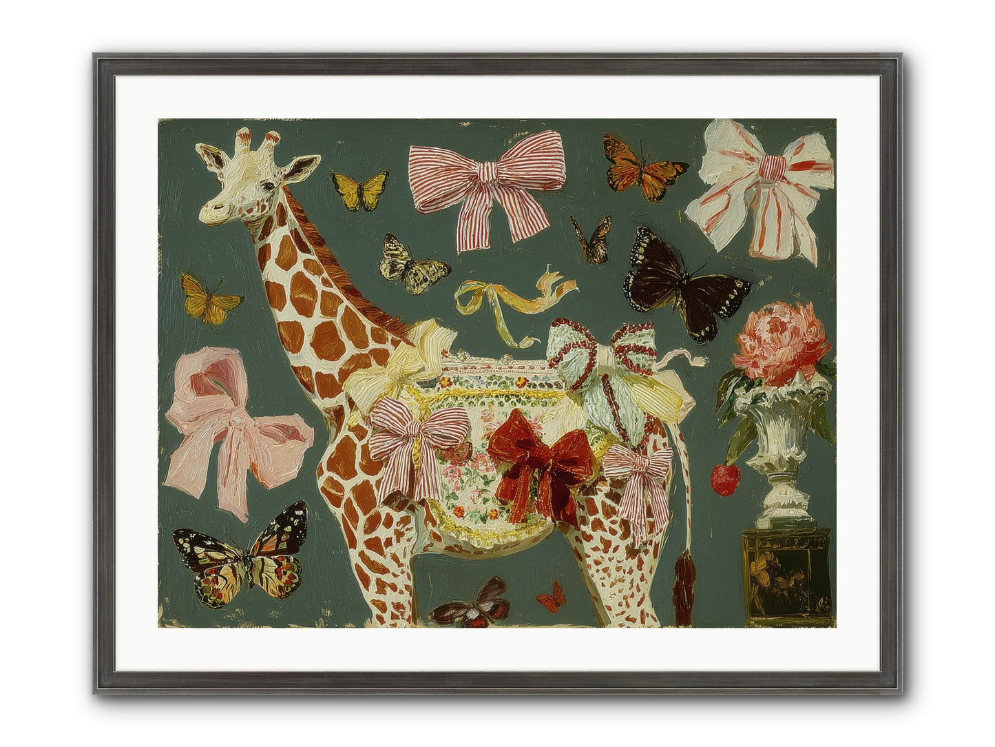 Dreamlands Framed Print - Slimwoods Black/Silver 32x24