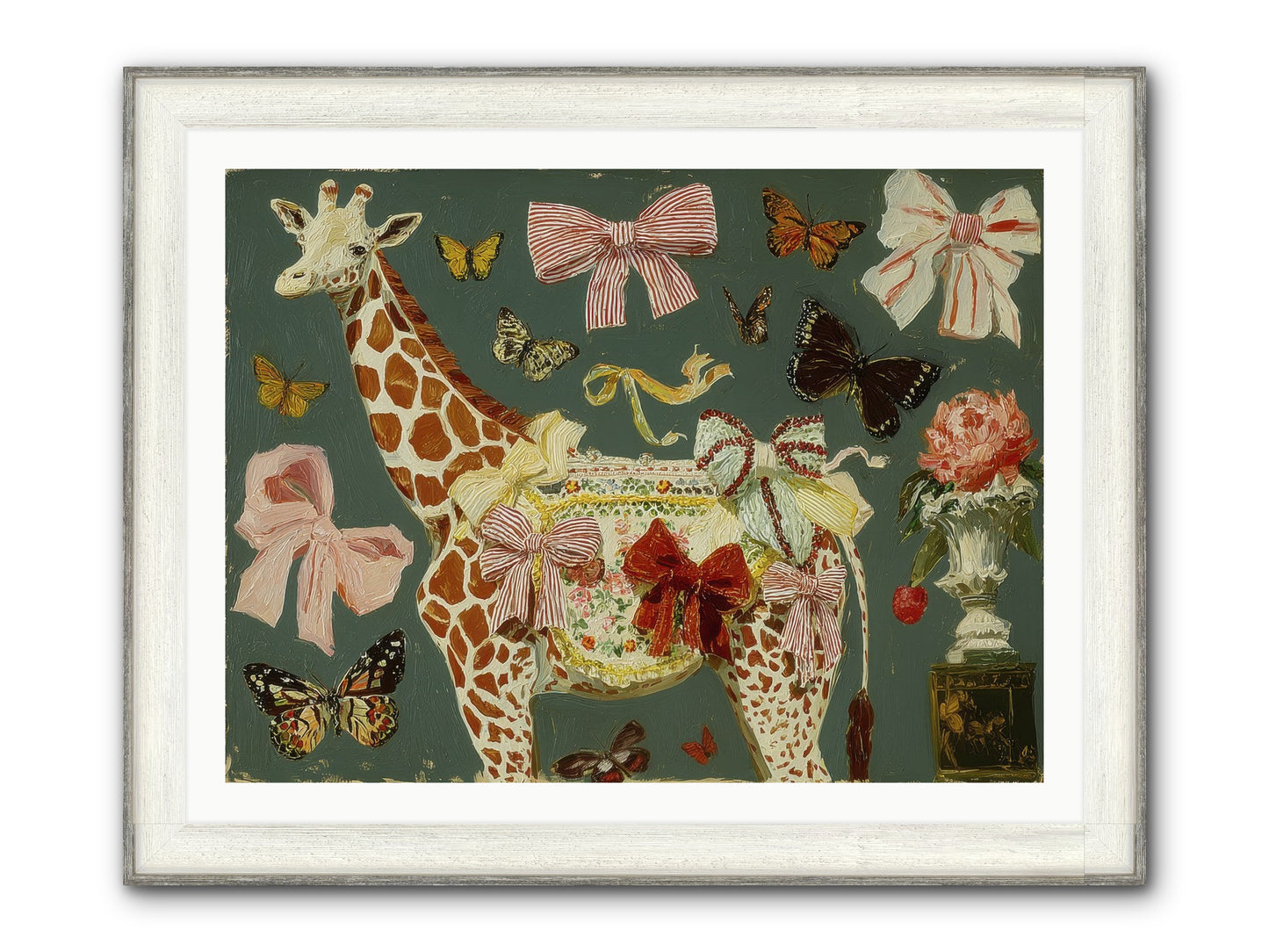 Dreamlands Framed Print - Driftwood White 40x30