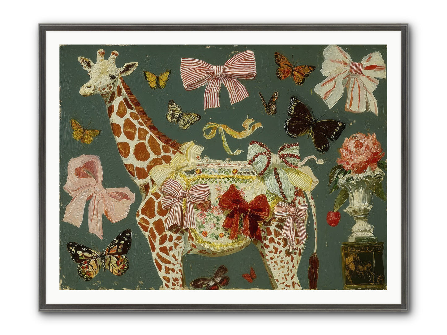 Dreamlands Framed Print - Slimwoods Black/Silver 48x36