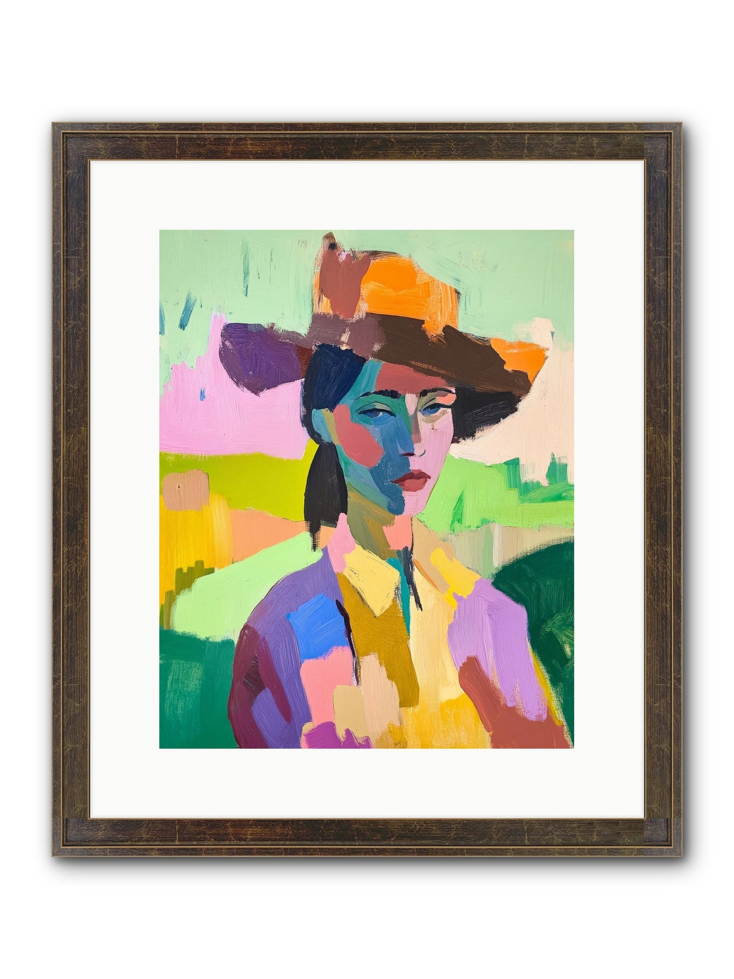 Dreams In Desert Rose Framed Print - Slimwoods Black/Gold 12x15