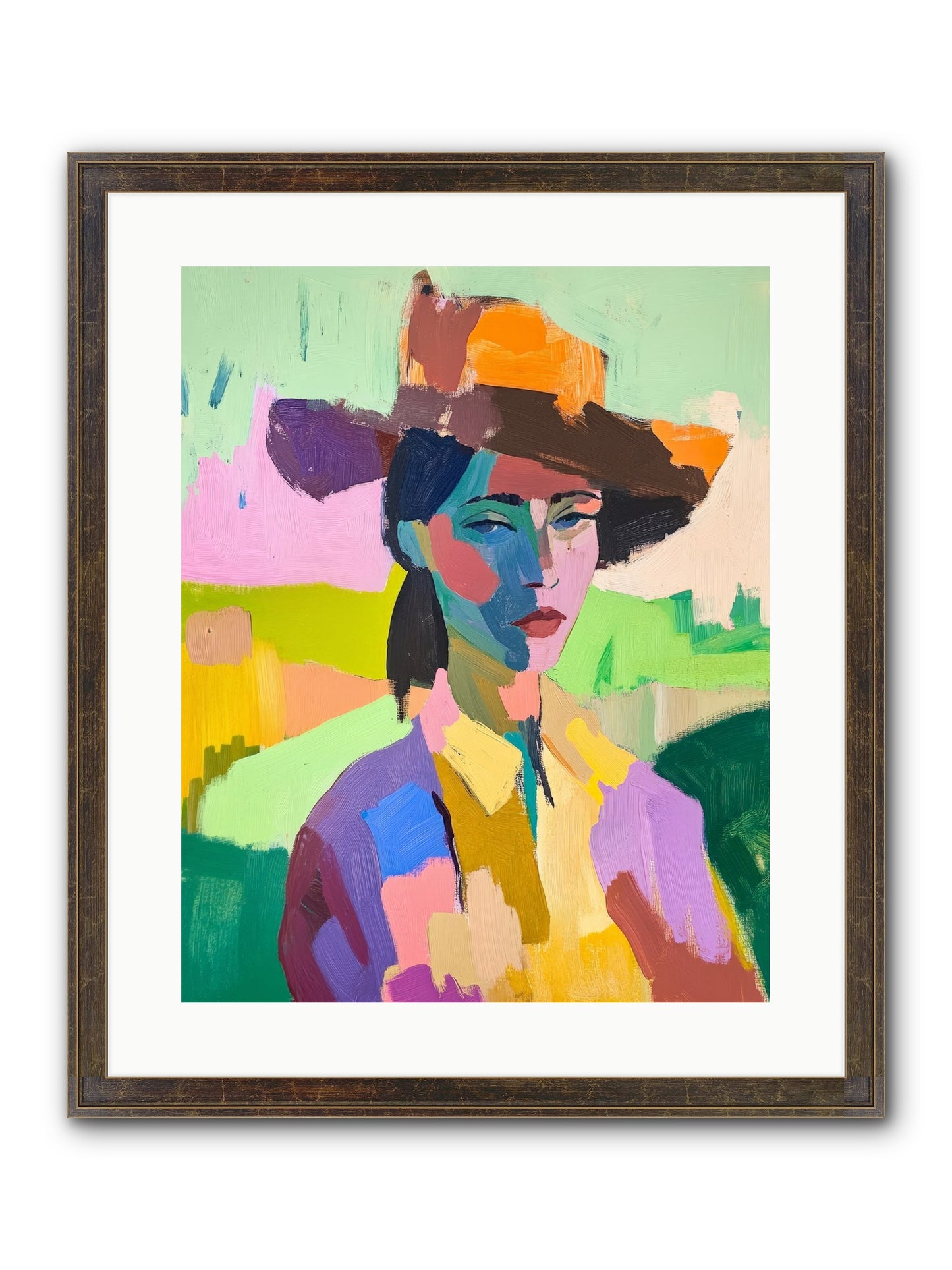 Dreams In Desert Rose Framed Print - Slimwoods Black/Gold 16x20