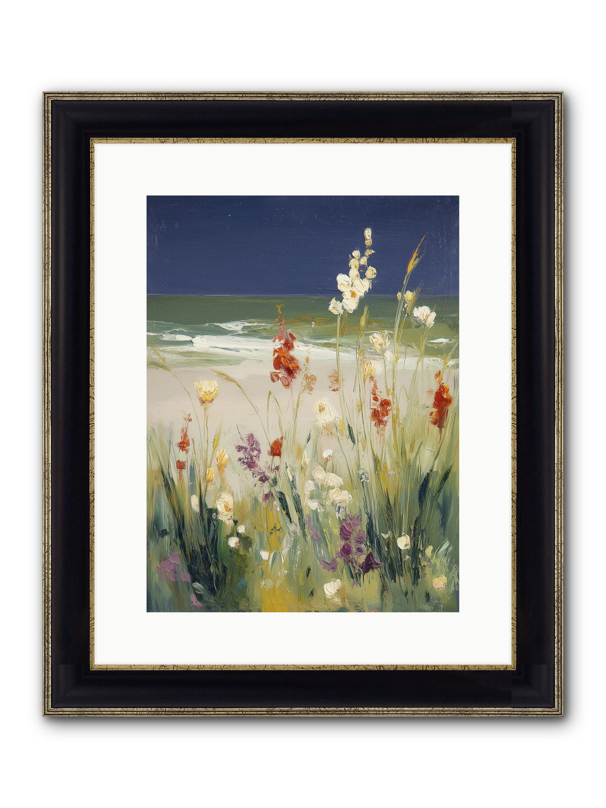 Dreams In Golden Light Framed Print - Black & Gold 12x16