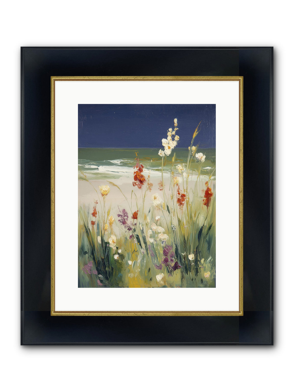 Dreams In Golden Light Framed Print - Wide Black w/Gold 12x16