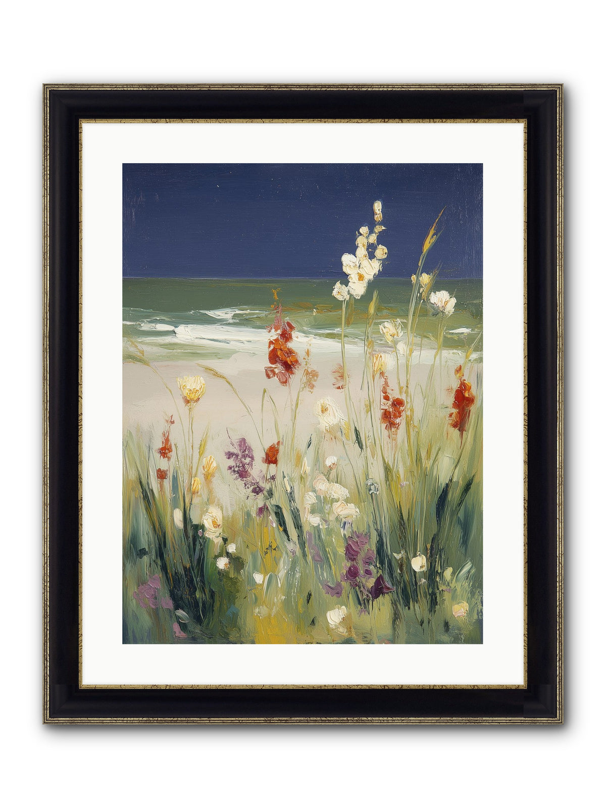 Dreams In Golden Light Framed Print - Black & Gold 18x24