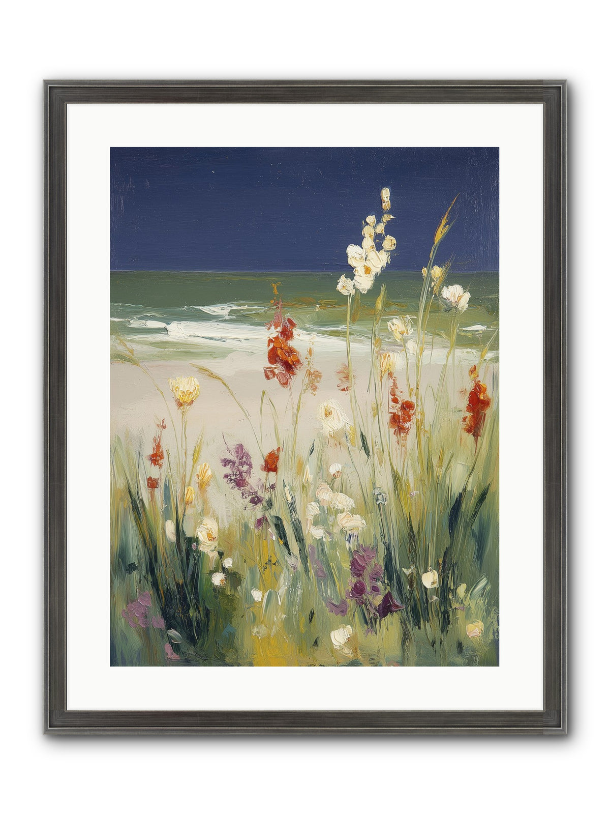 Dreams In Golden Light Framed Print - Slimwoods Black/Silver 18x24