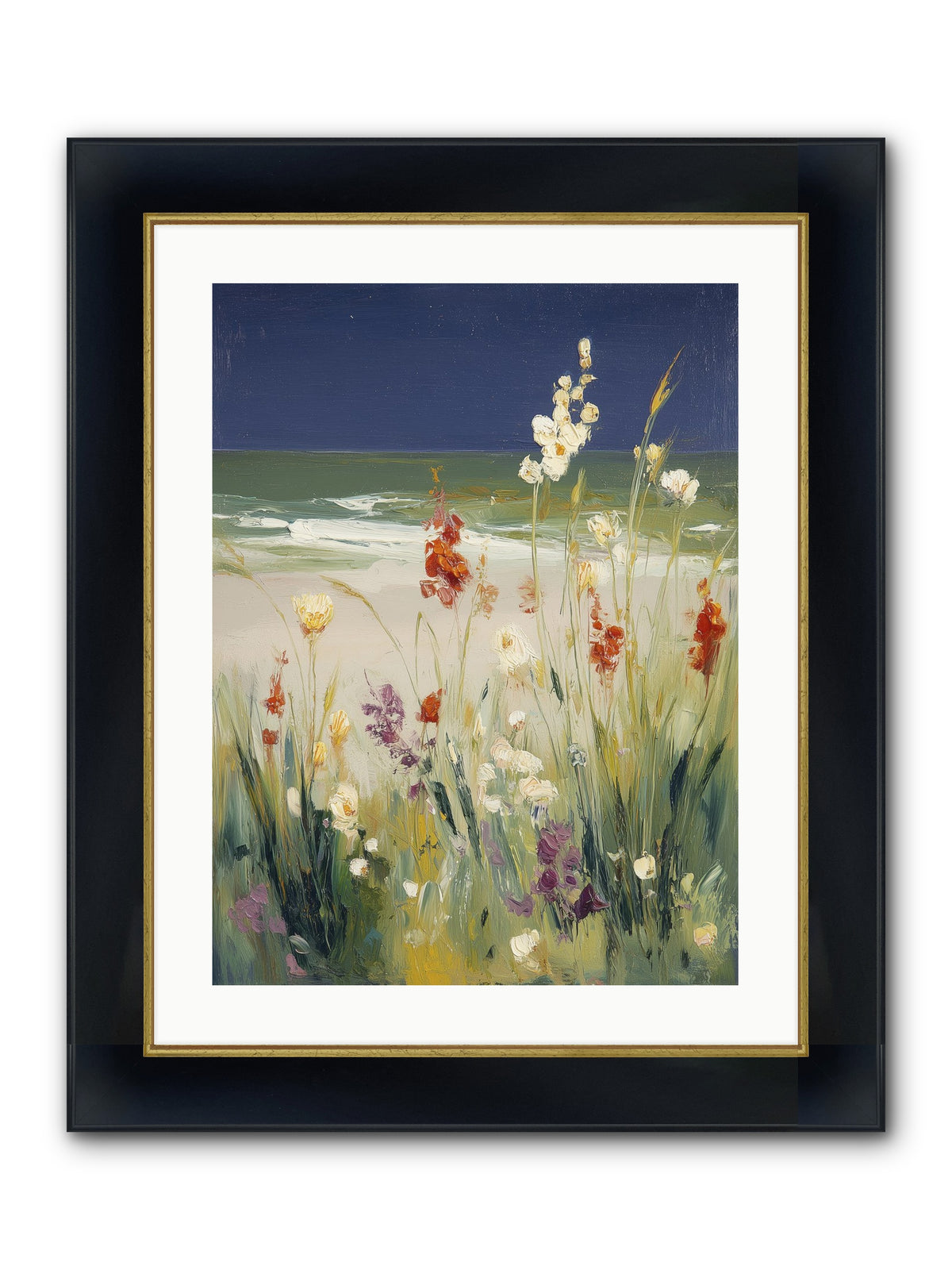 Dreams In Golden Light Framed Print - Wide Black w/Gold 18x24