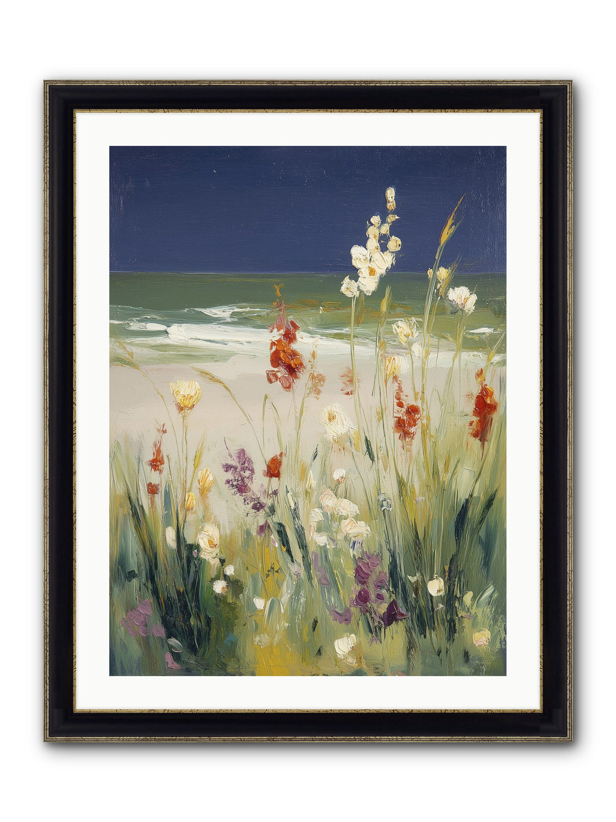 Dreams In Golden Light Framed Print - Black & Gold 24x32