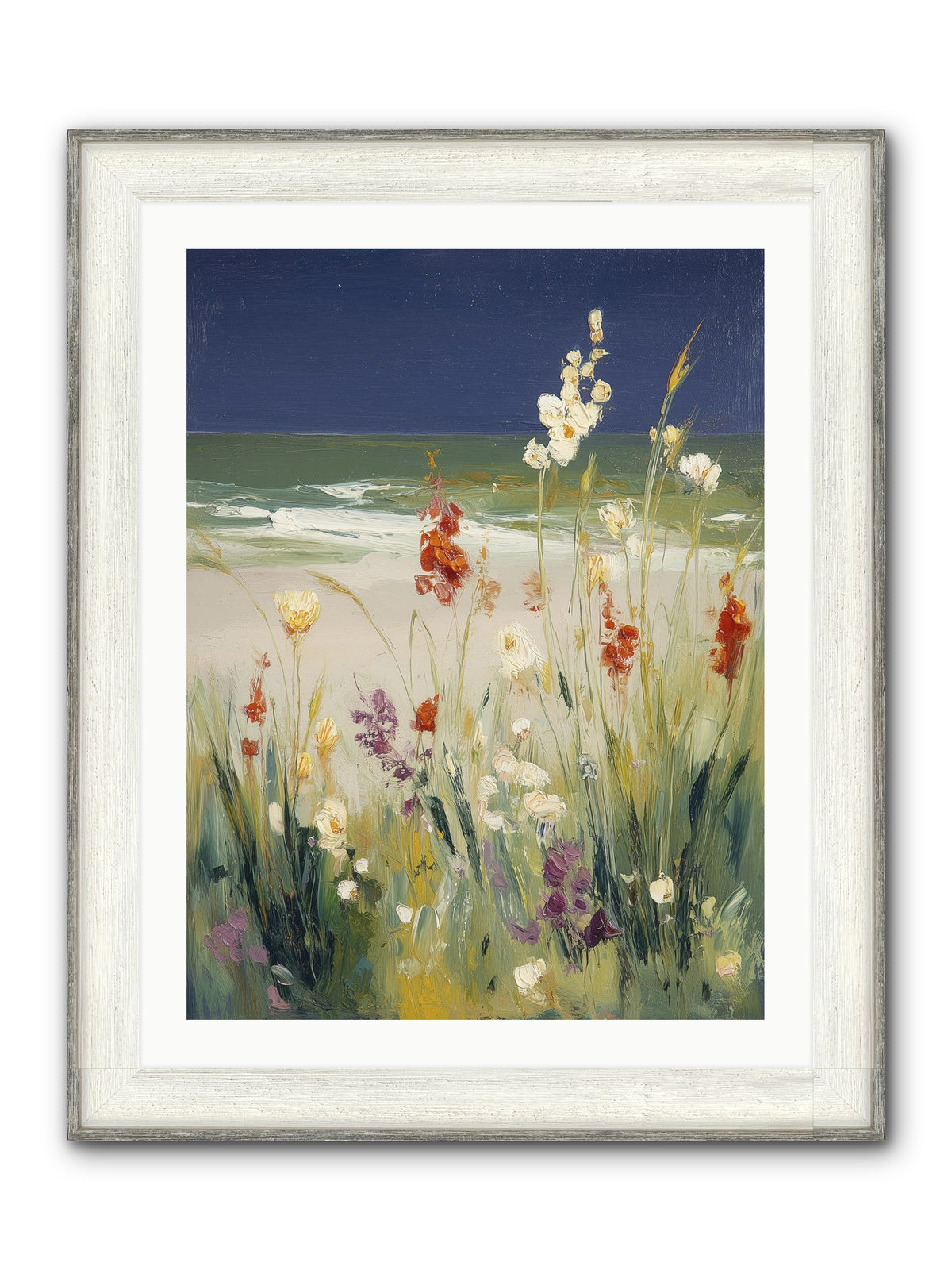 Dreams In Golden Light Framed Print - Driftwood White 24x32
