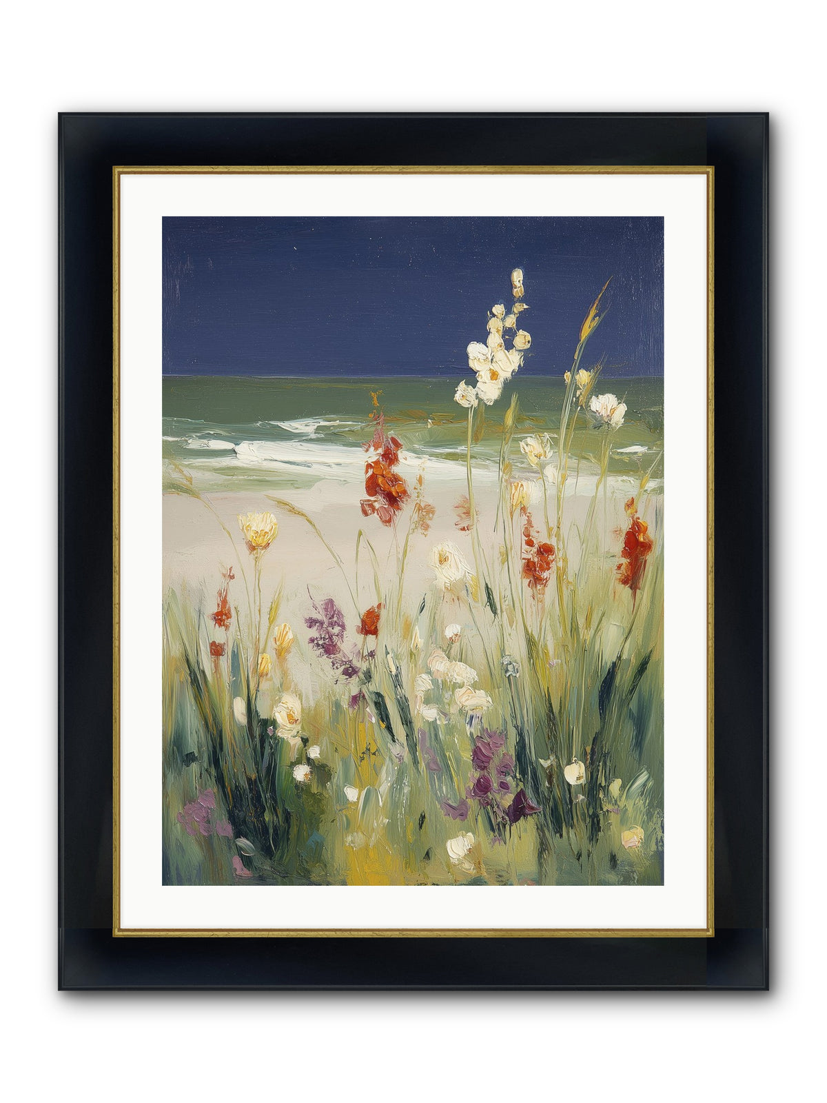 Dreams In Golden Light Framed Print - Wide Black w/Gold 24x32