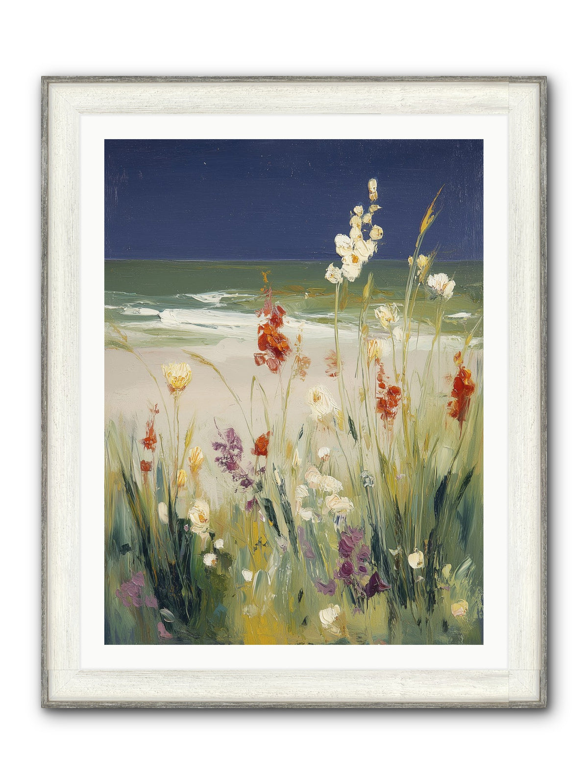 Dreams In Golden Light Framed Print - Driftwood White 30x40