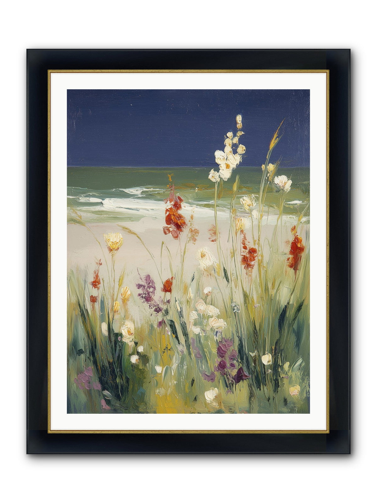 Dreams In Golden Light Framed Print - Wide Black w/Gold 30x40