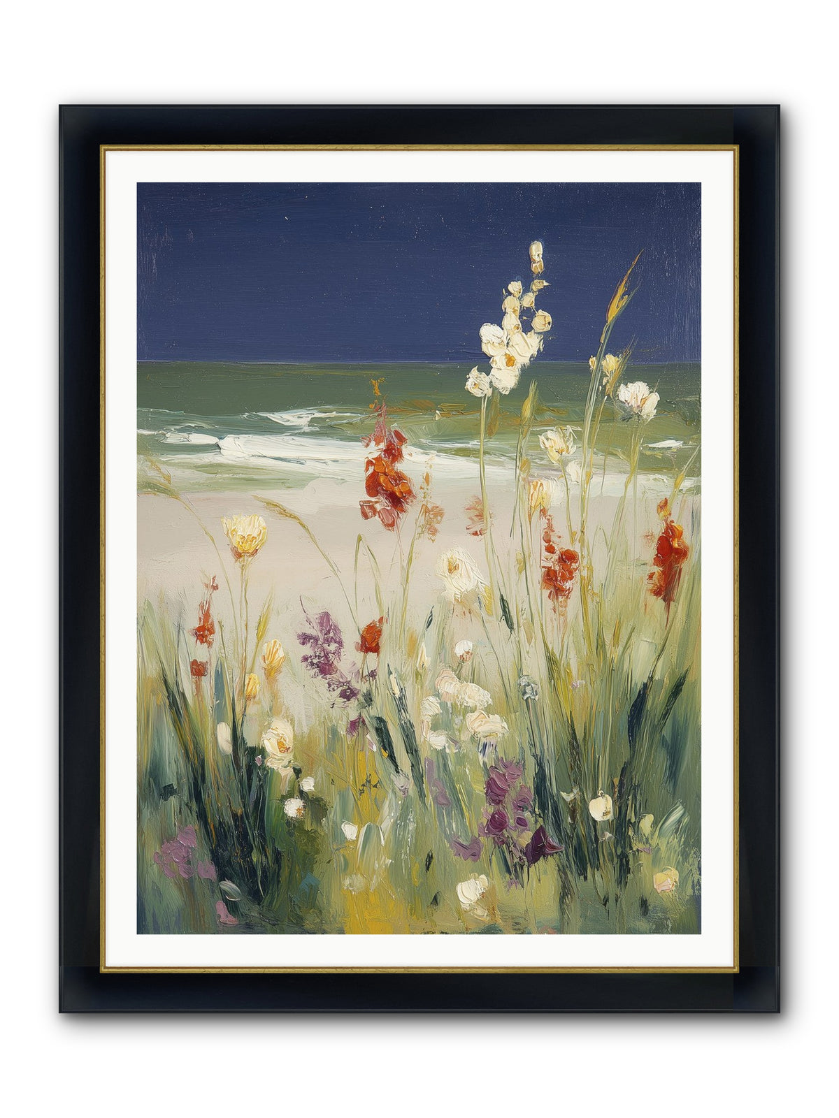 Dreams In Golden Light Framed Print - Wide Black w/Gold 36x48