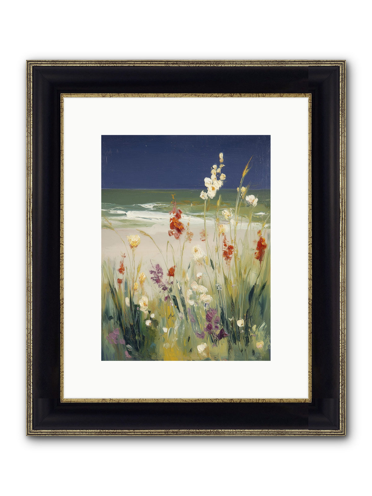 Dreams In Golden Light Framed Print - Black & Gold 9x12