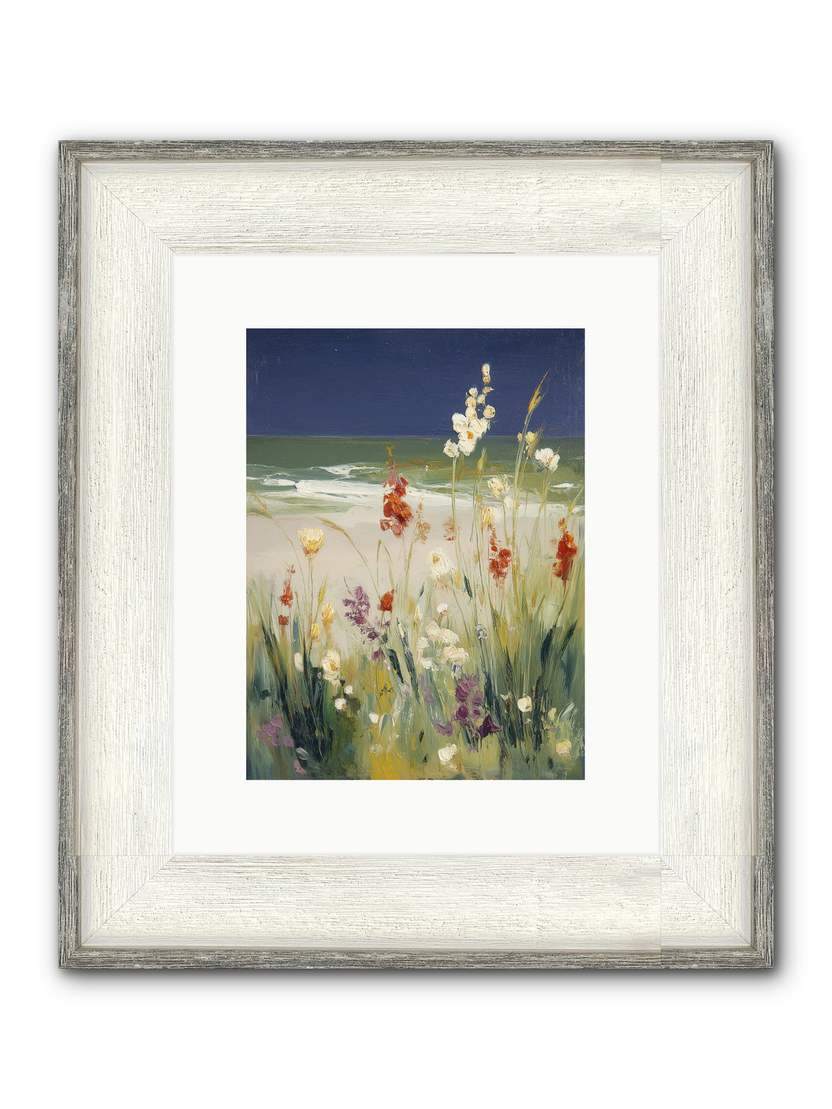 Dreams In Golden Light Framed Print - Driftwood White 9x12