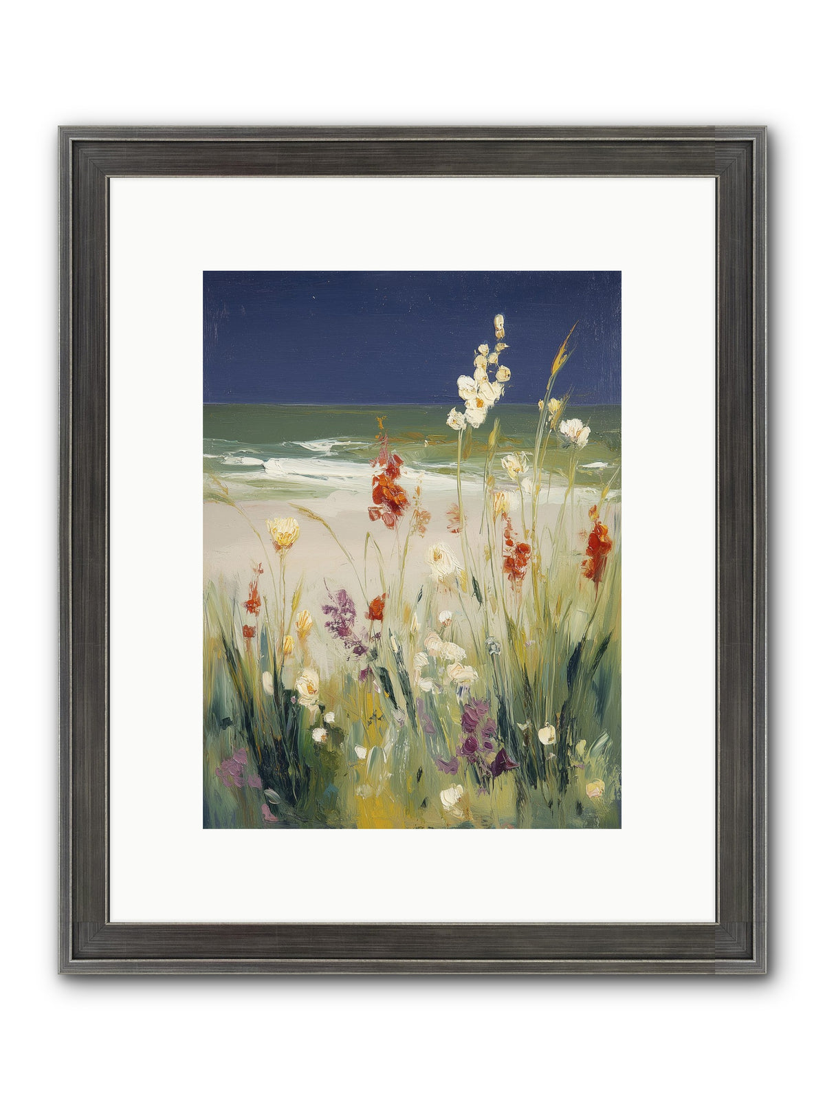 Dreams In Golden Light Framed Print - Slimwoods Black/Silver 9x12
