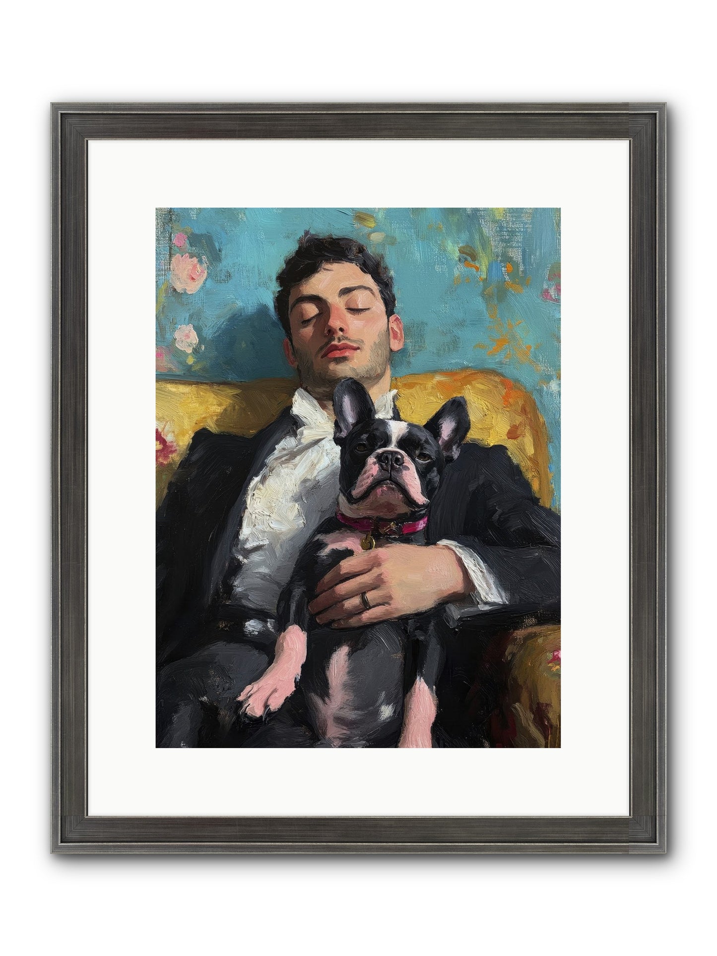 Dreams Side By Side Framed Print - Slimwoods Black/Silver 12x16