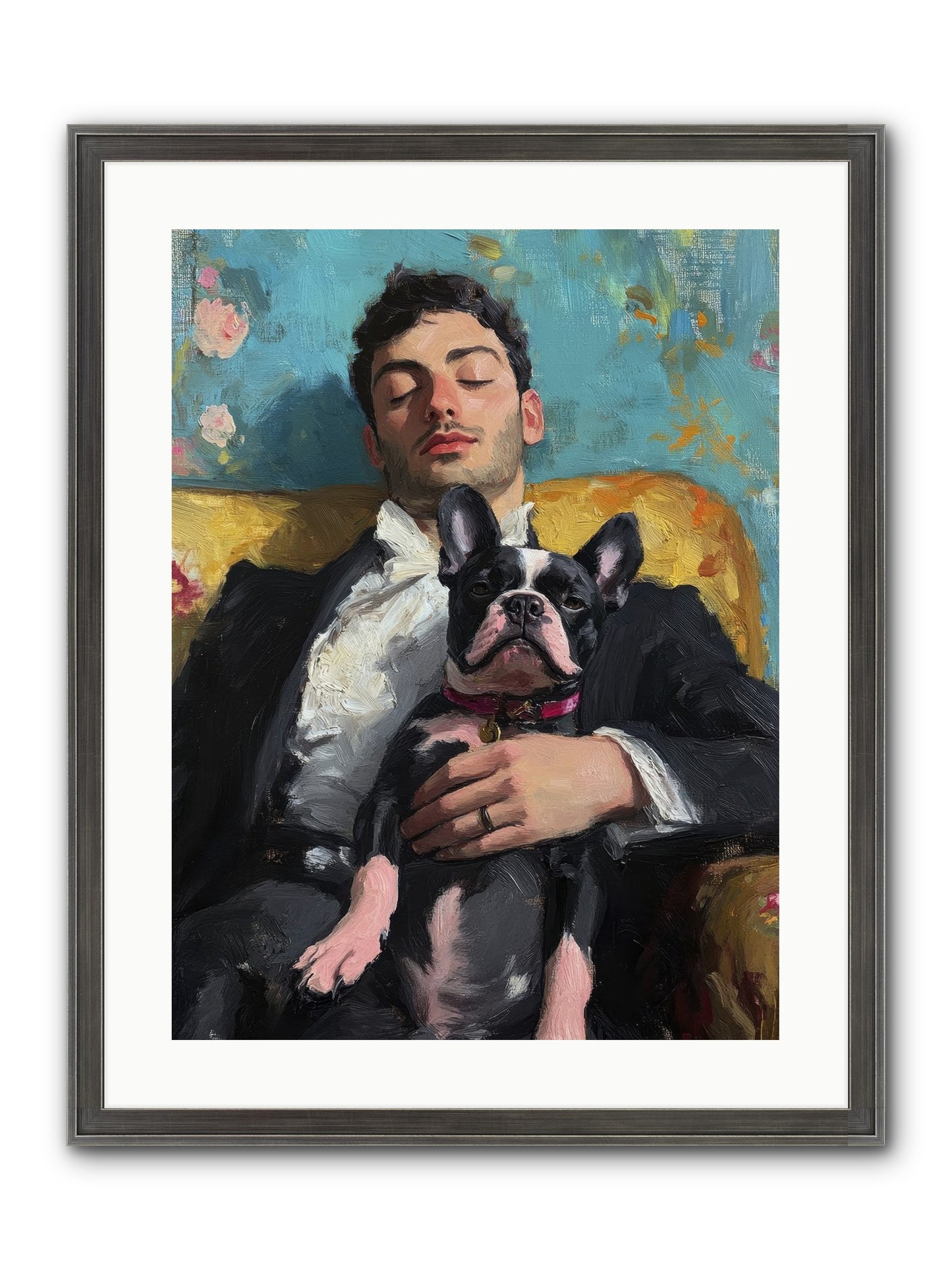Dreams Side By Side Framed Print - Slimwoods Black/Silver 18x24