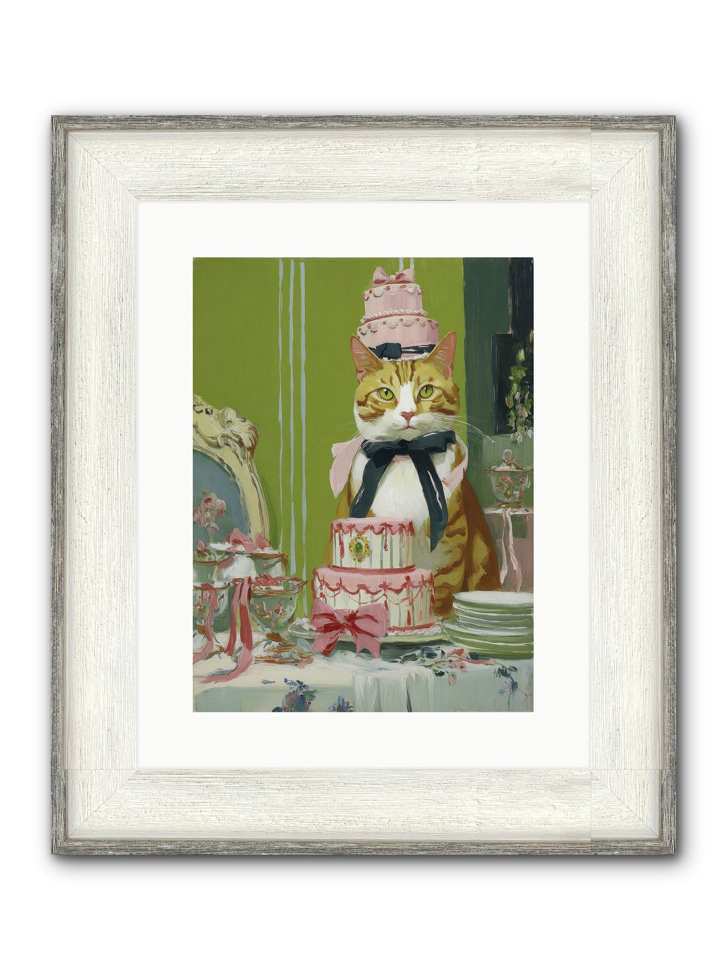 Drenched In Wonder Framed Print - Driftwood White 12x16