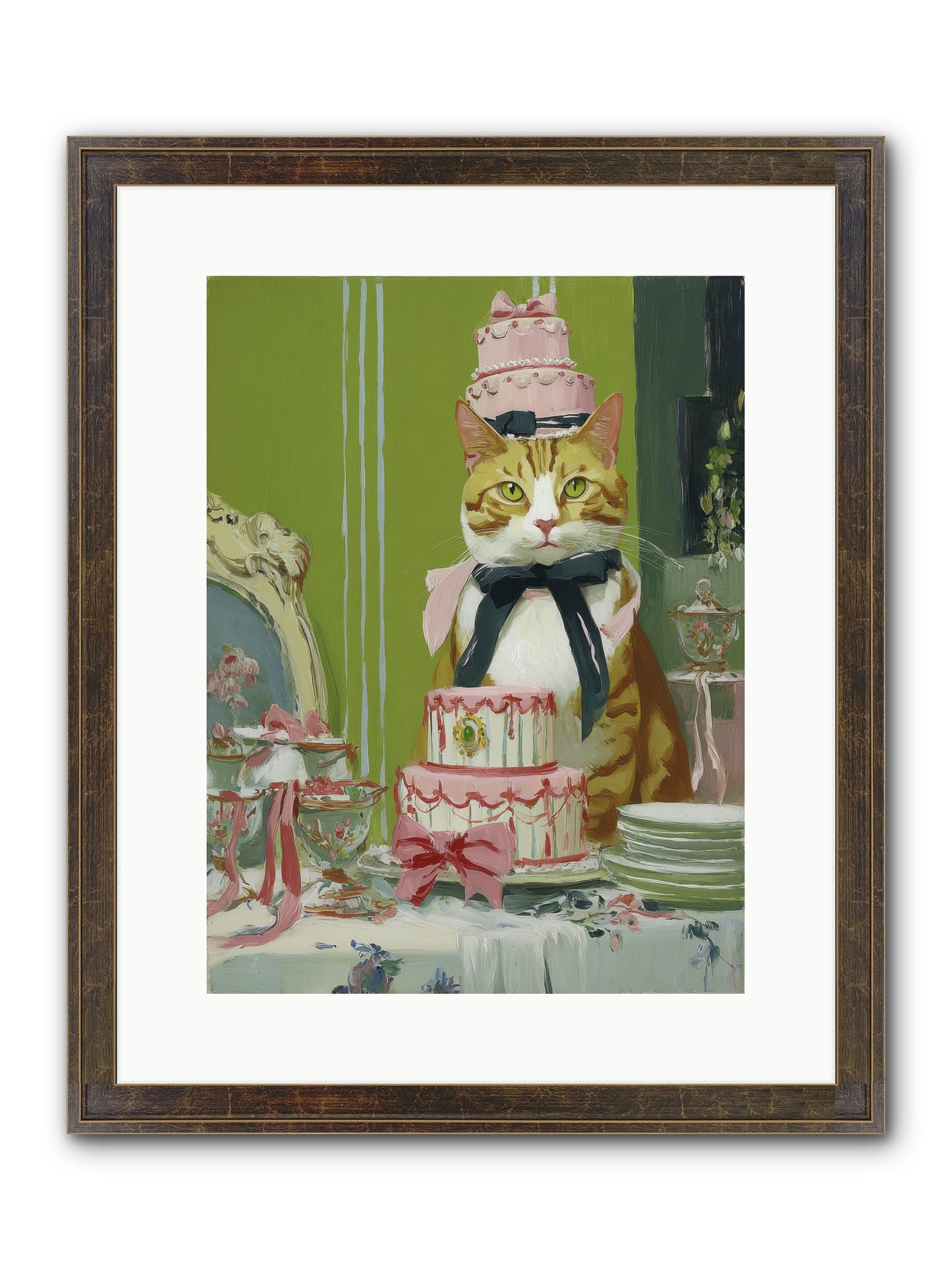 Drenched In Wonder Framed Print - Slimwoods Black/Gold 12x16