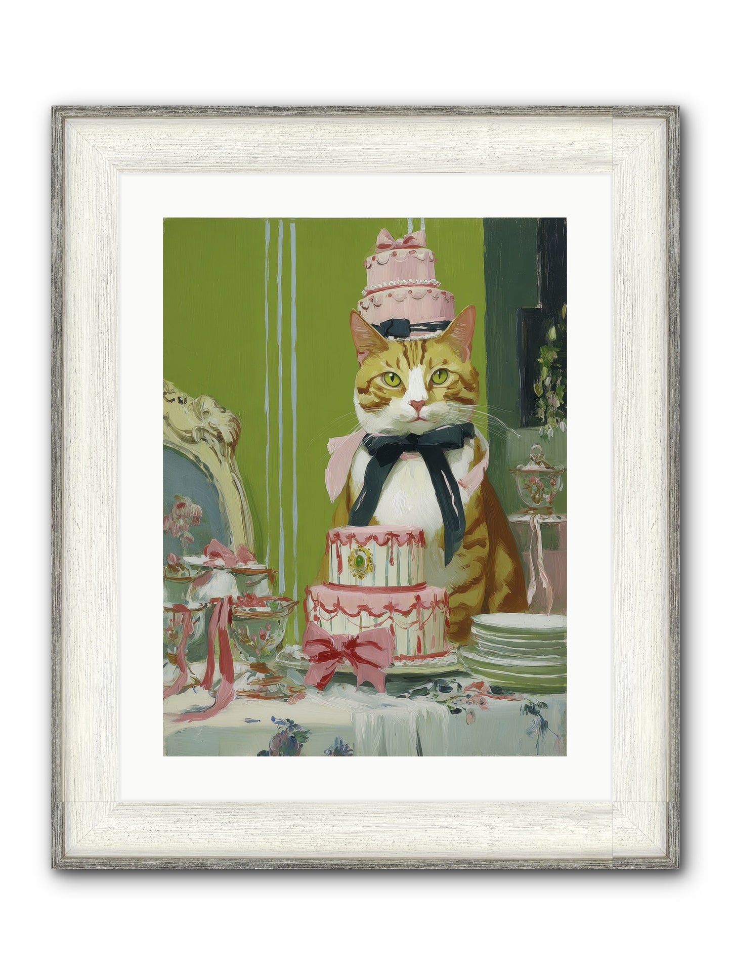 Drenched In Wonder Framed Print - Driftwood White 18x24