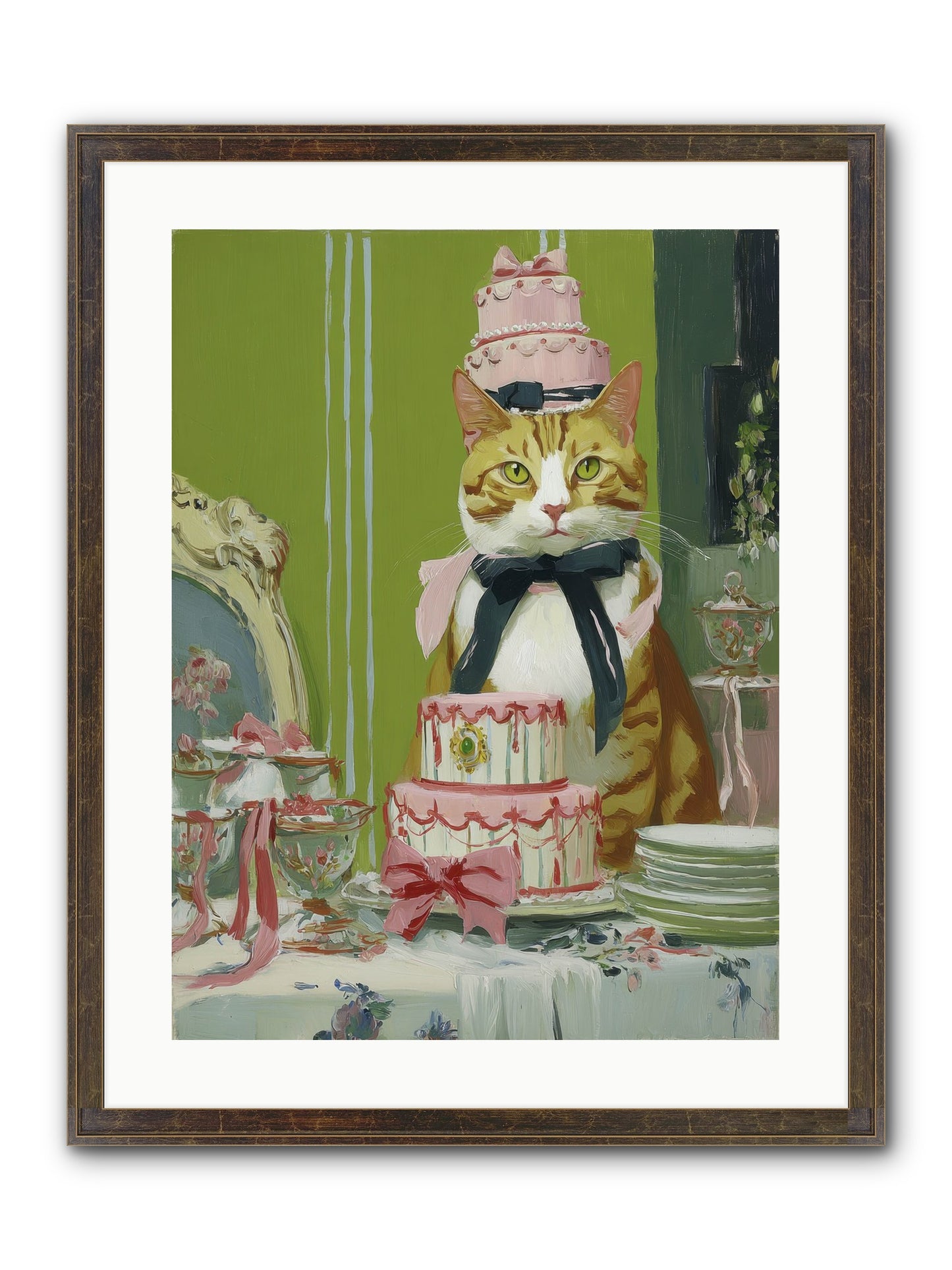 Drenched In Wonder Framed Print - Slimwoods Black/Gold 18x24