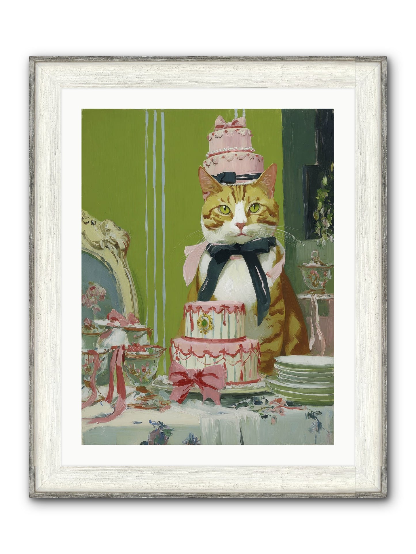 Drenched In Wonder Framed Print - Driftwood White 24x32