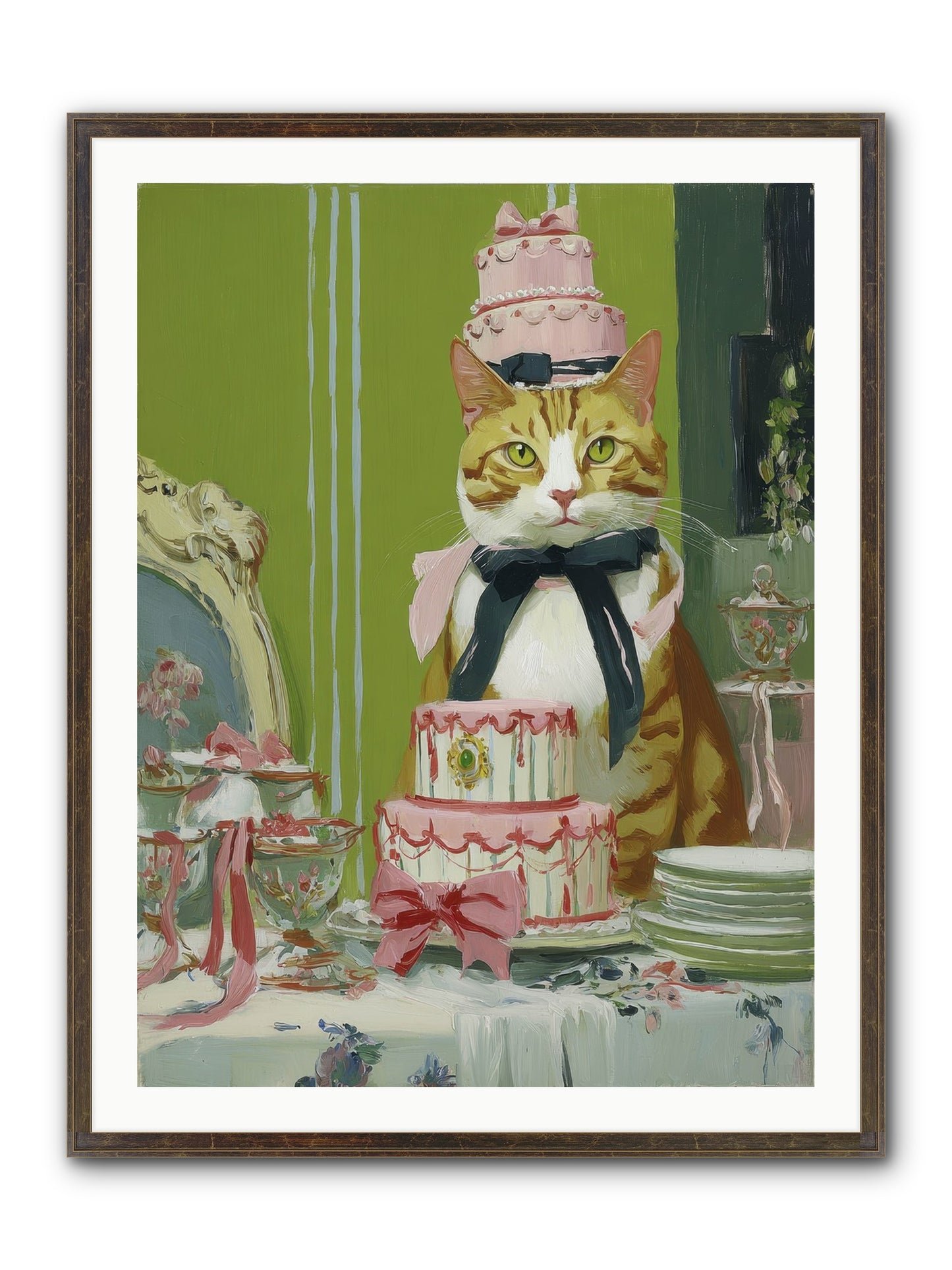 Drenched In Wonder Framed Print - Slimwoods Black/Gold 30x40