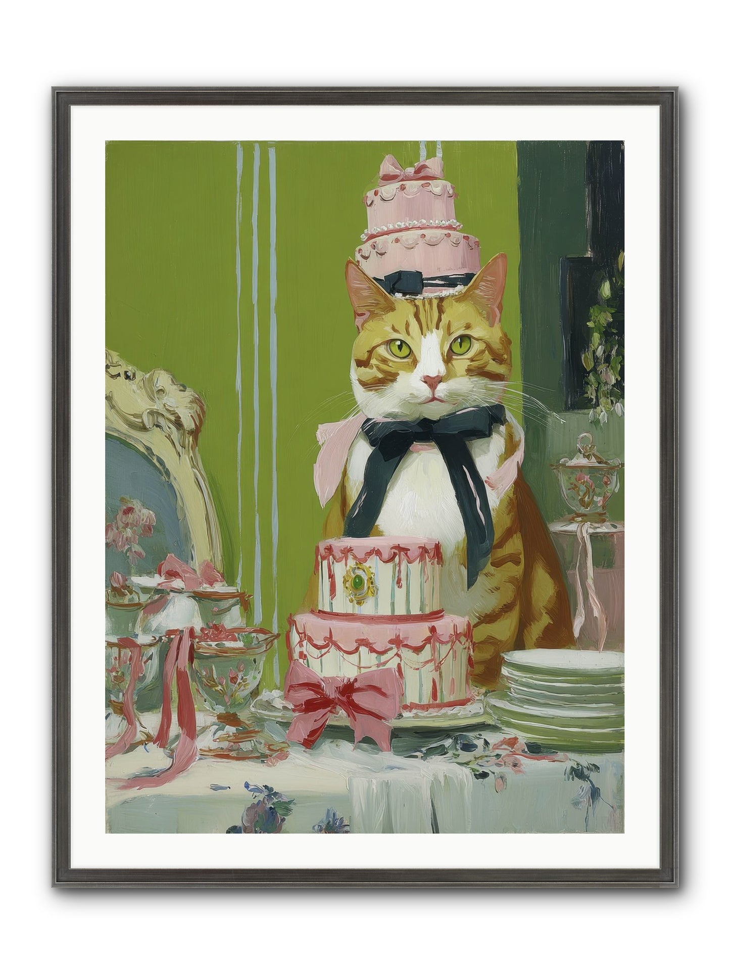 Drenched In Wonder Framed Print - Slimwoods Black/Silver 30x40