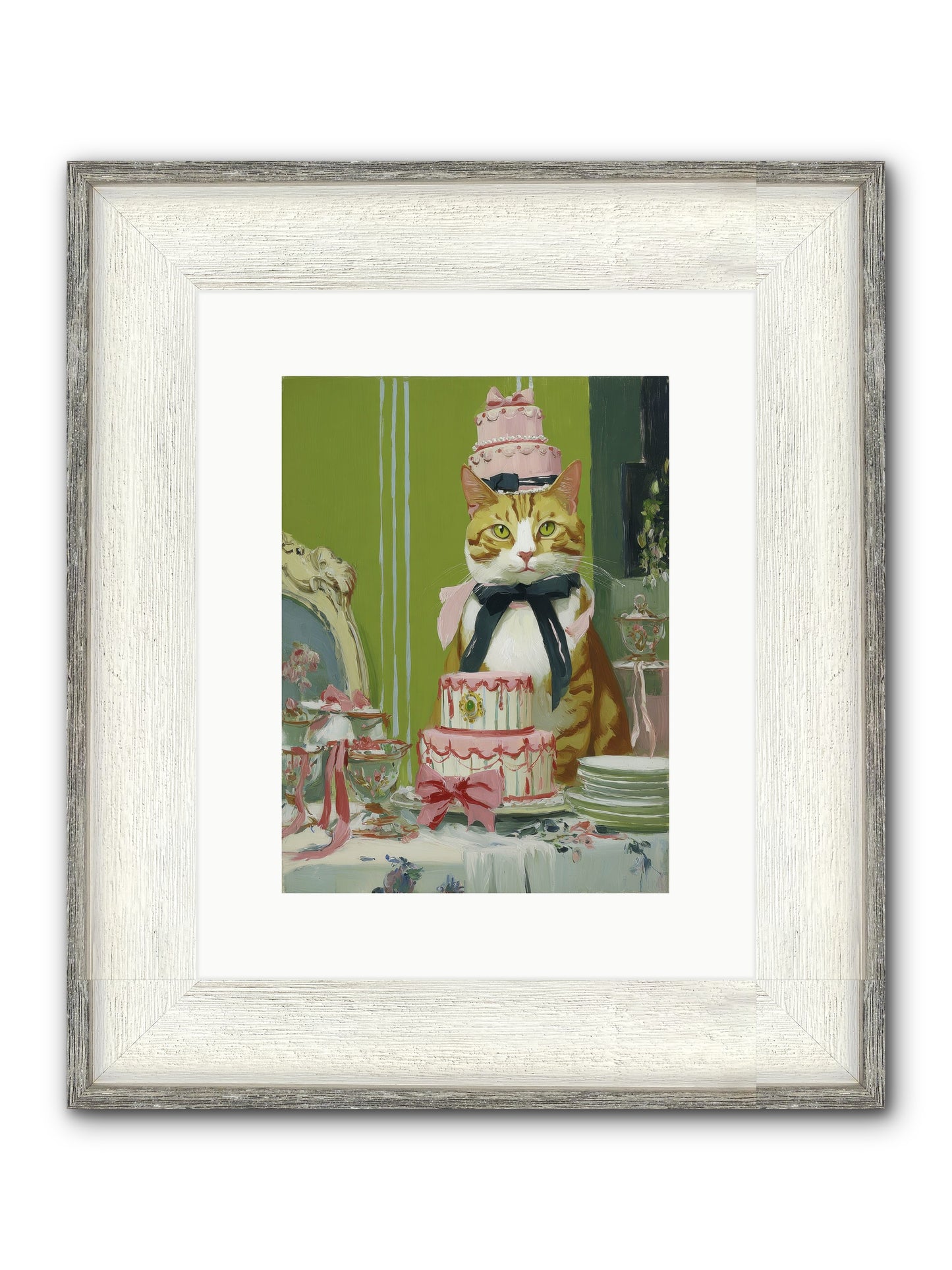 Drenched In Wonder Framed Print - Driftwood White 9x12